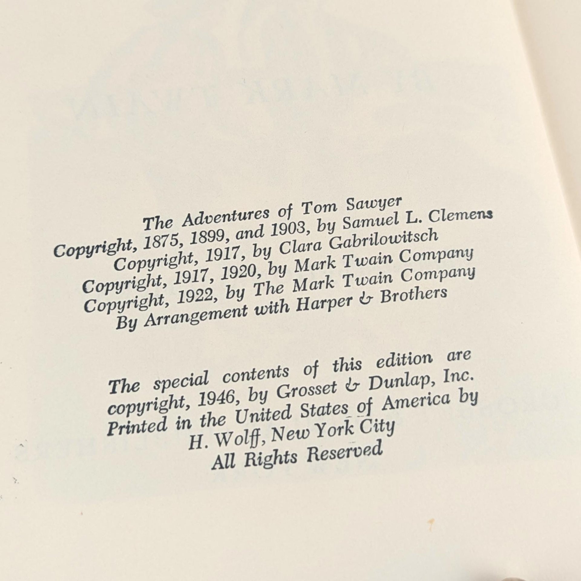 Vintage 1940s Tom Sawyer & Huckleberry Finn: Mark Twain Illustrated Book Set