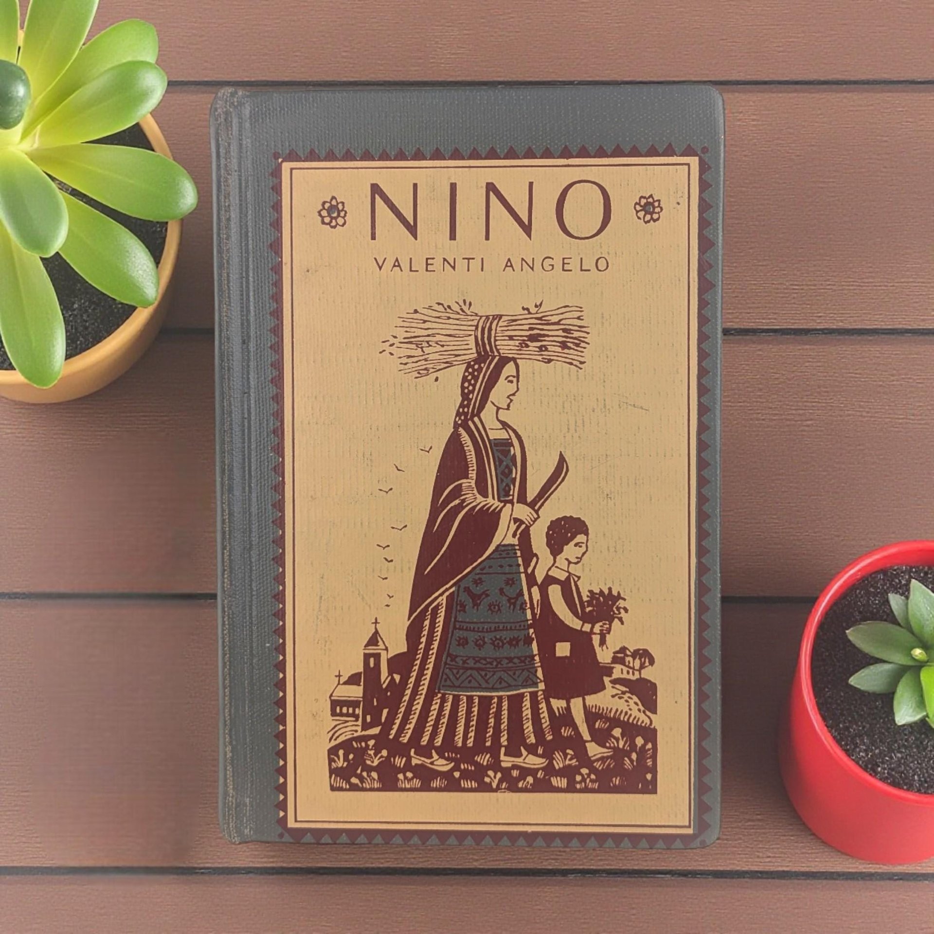 Vintage 1957 Nino Novel: Valenti Angelo Newbery Honor Book, Former Library Copy
