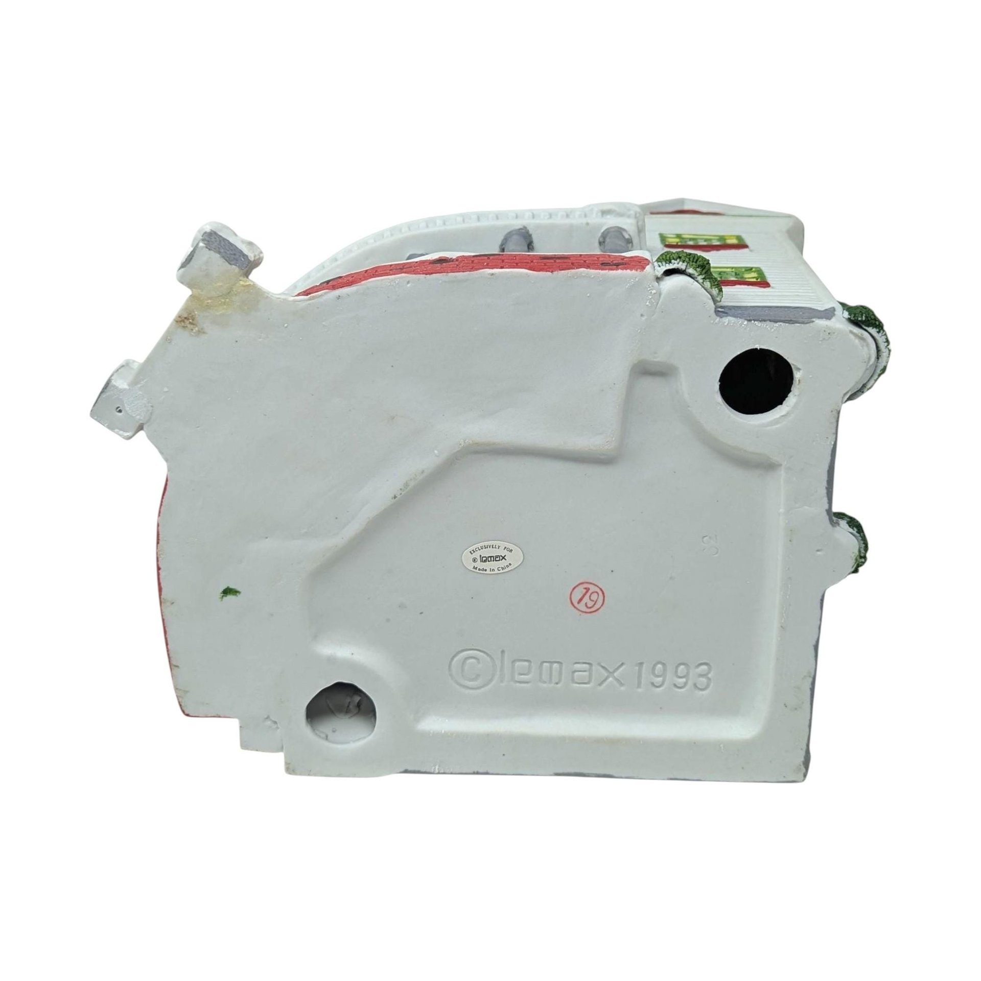 Vintage 1993 Lemax Bed & Breakfast: Dickensvale Porcelain Lighted House