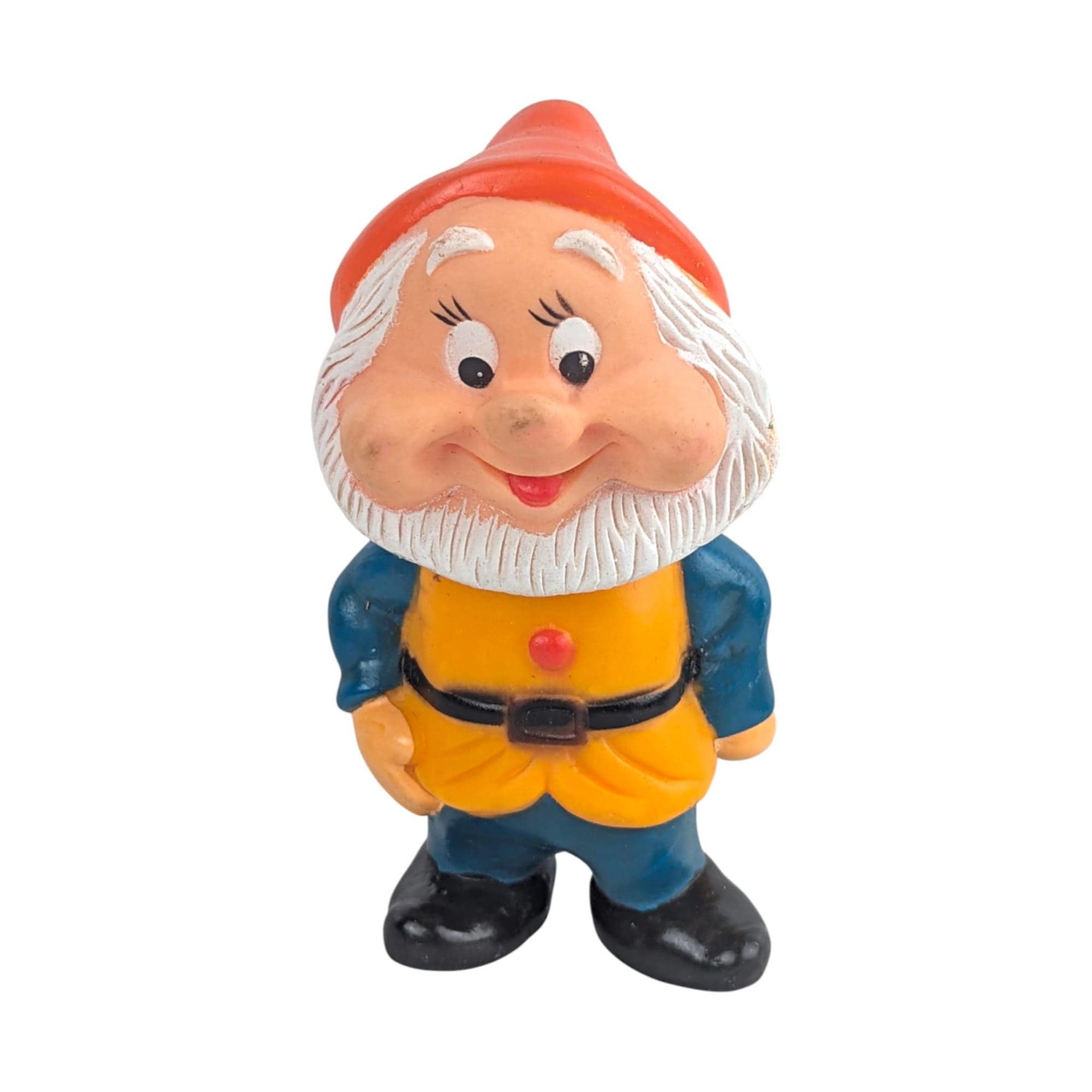 Vintage Seven Dwarfs Figure Your Choice: Disney Snow White Squeak Toy Collectible