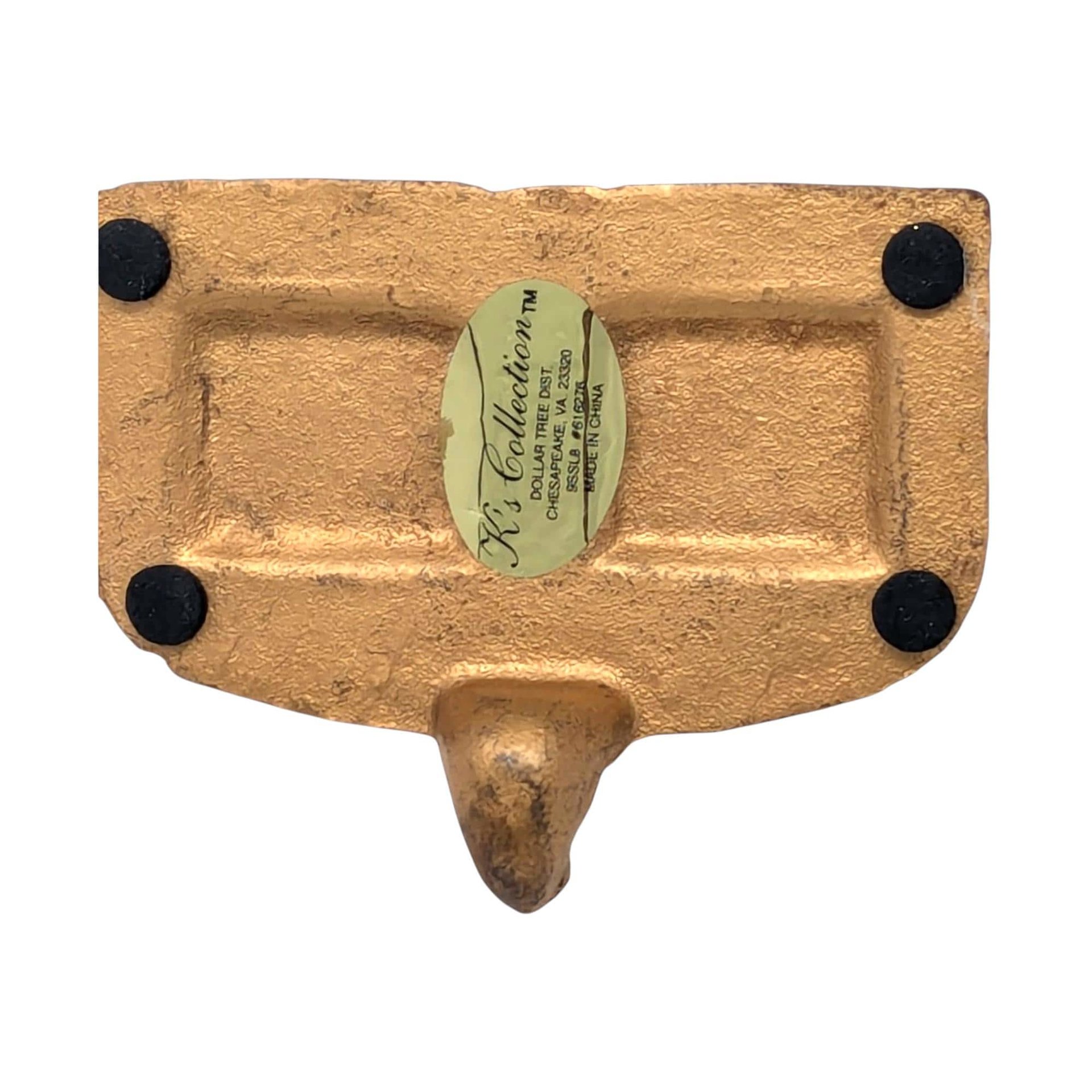 Vintage K's Collection Stocking Holder Set: 4pc Santa Caroler Bear Mouse Figures