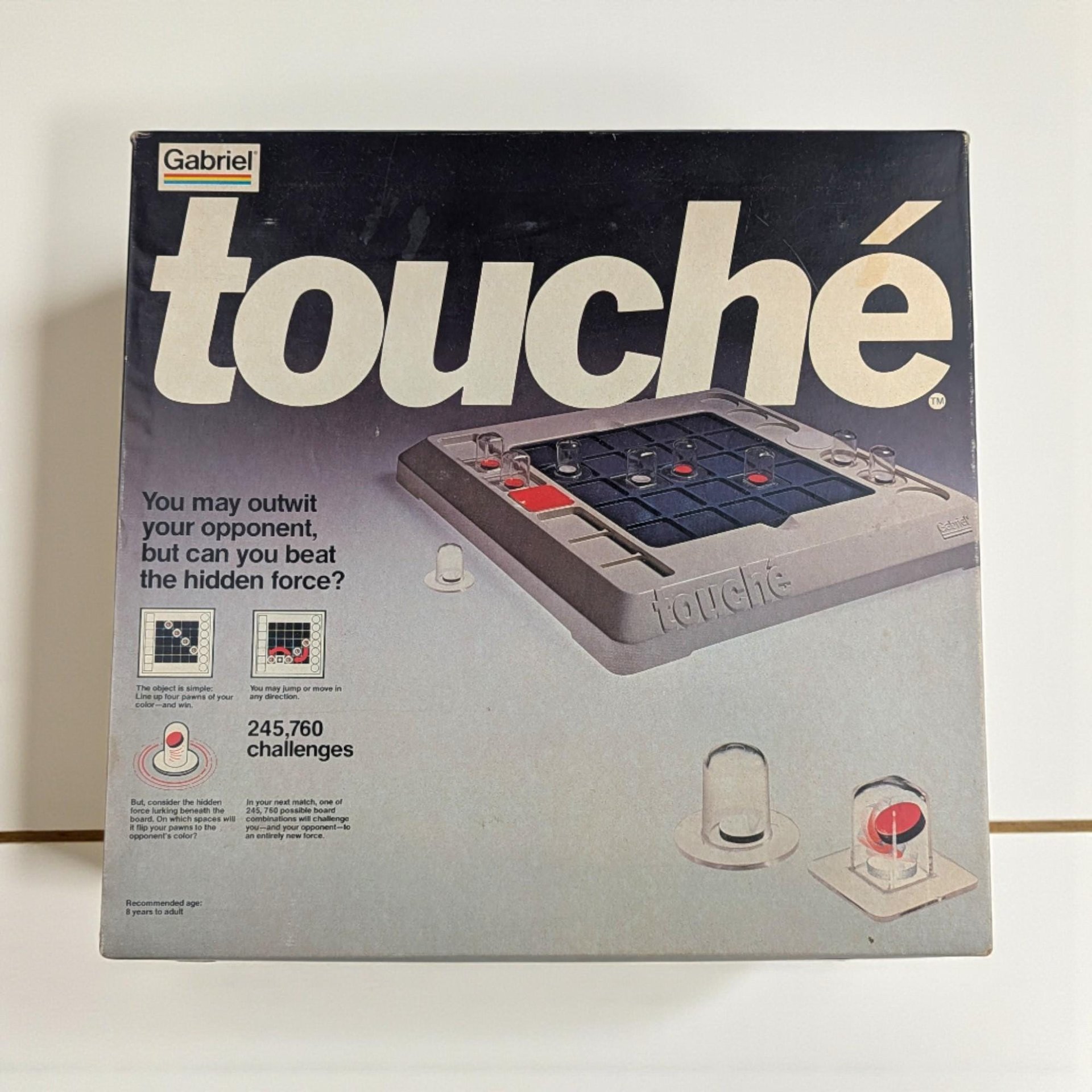 Vintage 1976 Touché Game: Gabriel Abstract Strategy Game