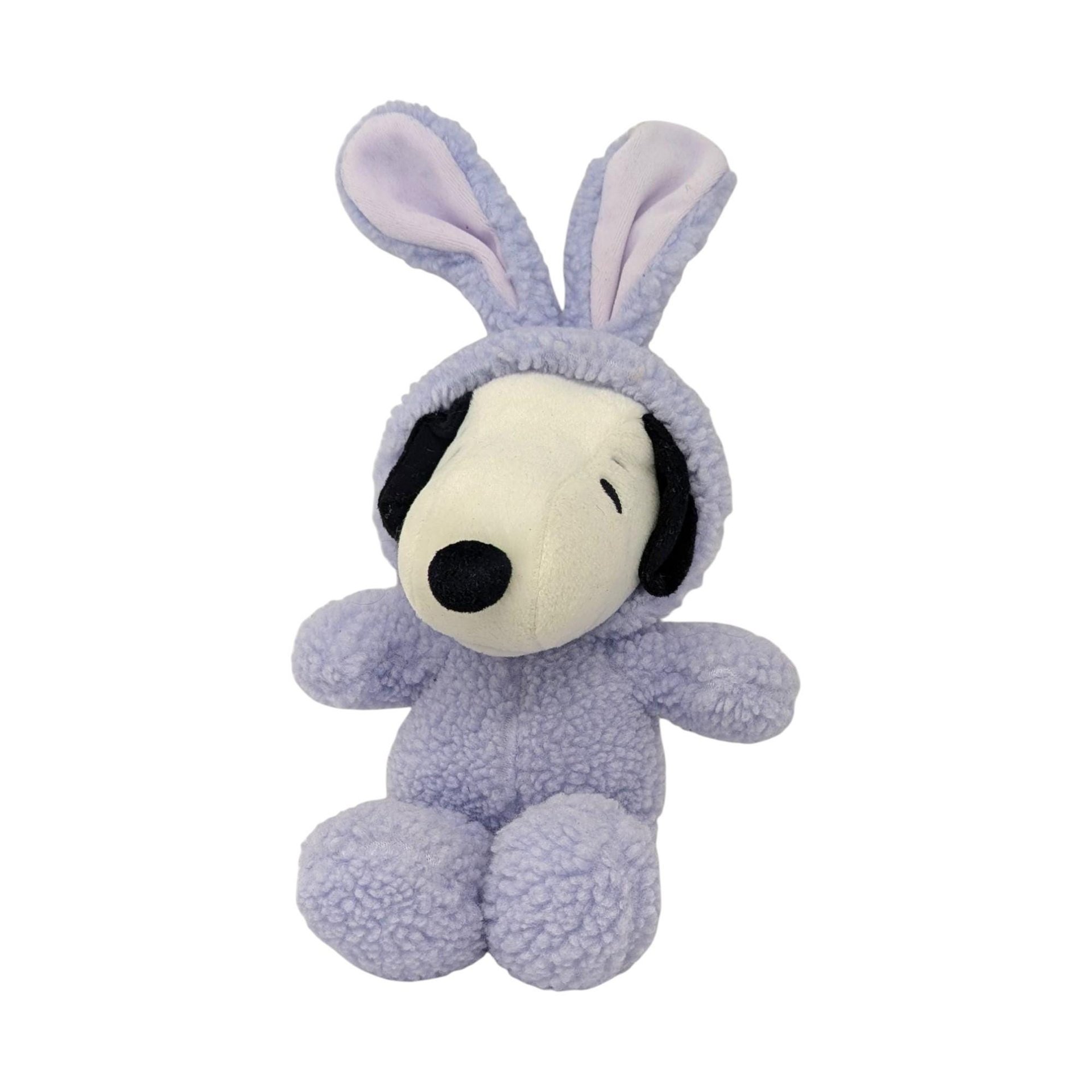 Vintage Hallmark Snoopy Plush: Peanuts Dog in Purple Bunny Suit