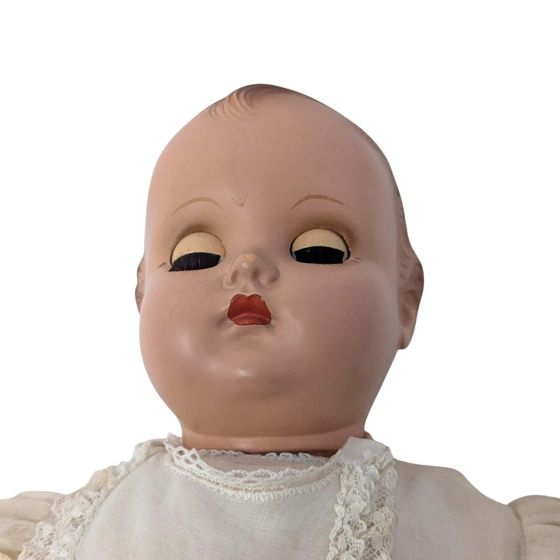 Vintage So-Lite Madame Alexander Baby Doll: Sleepy Eye Doll with Original Dress