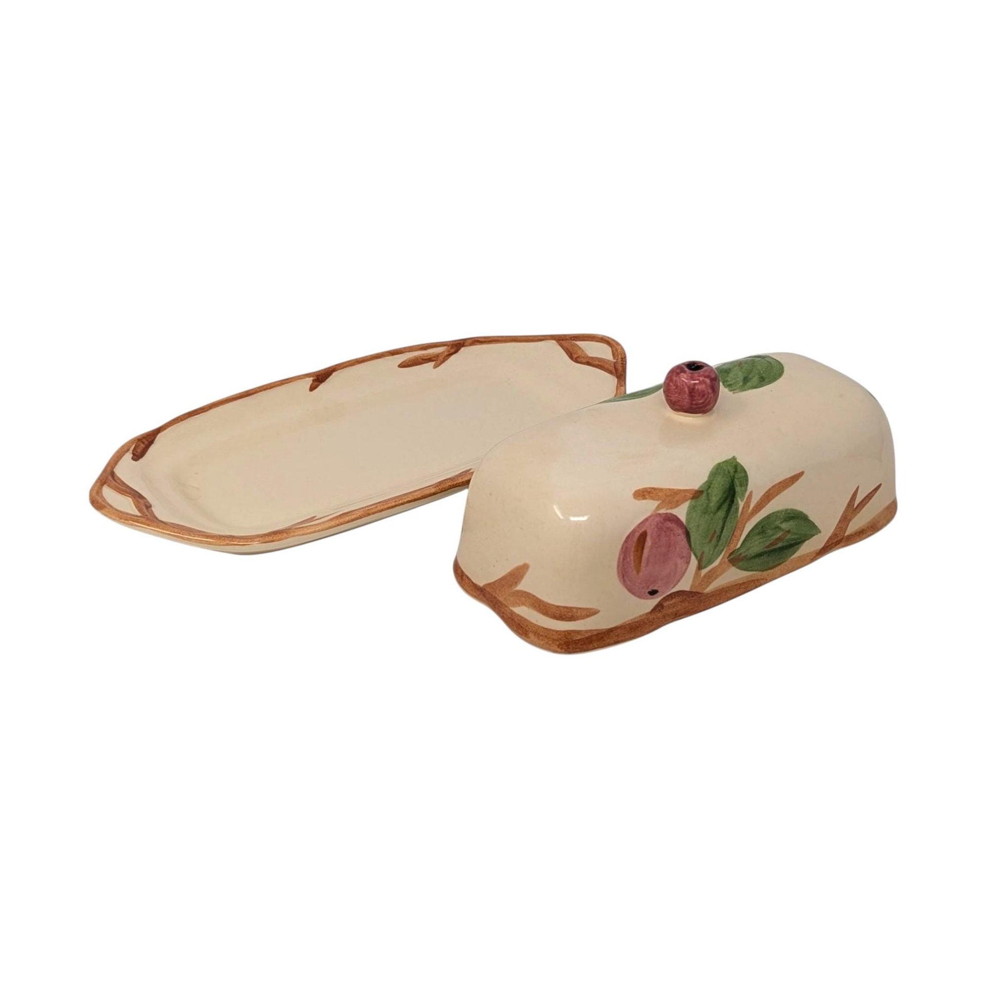 Vintage Franciscan Apple Butter Dish: Made in England Pottery