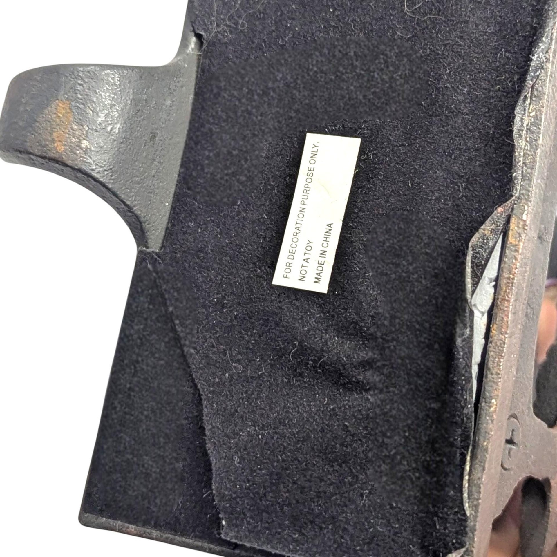 Cast Iron Reindeer Stocking Holders: Vintage Christmas Mantel Pair