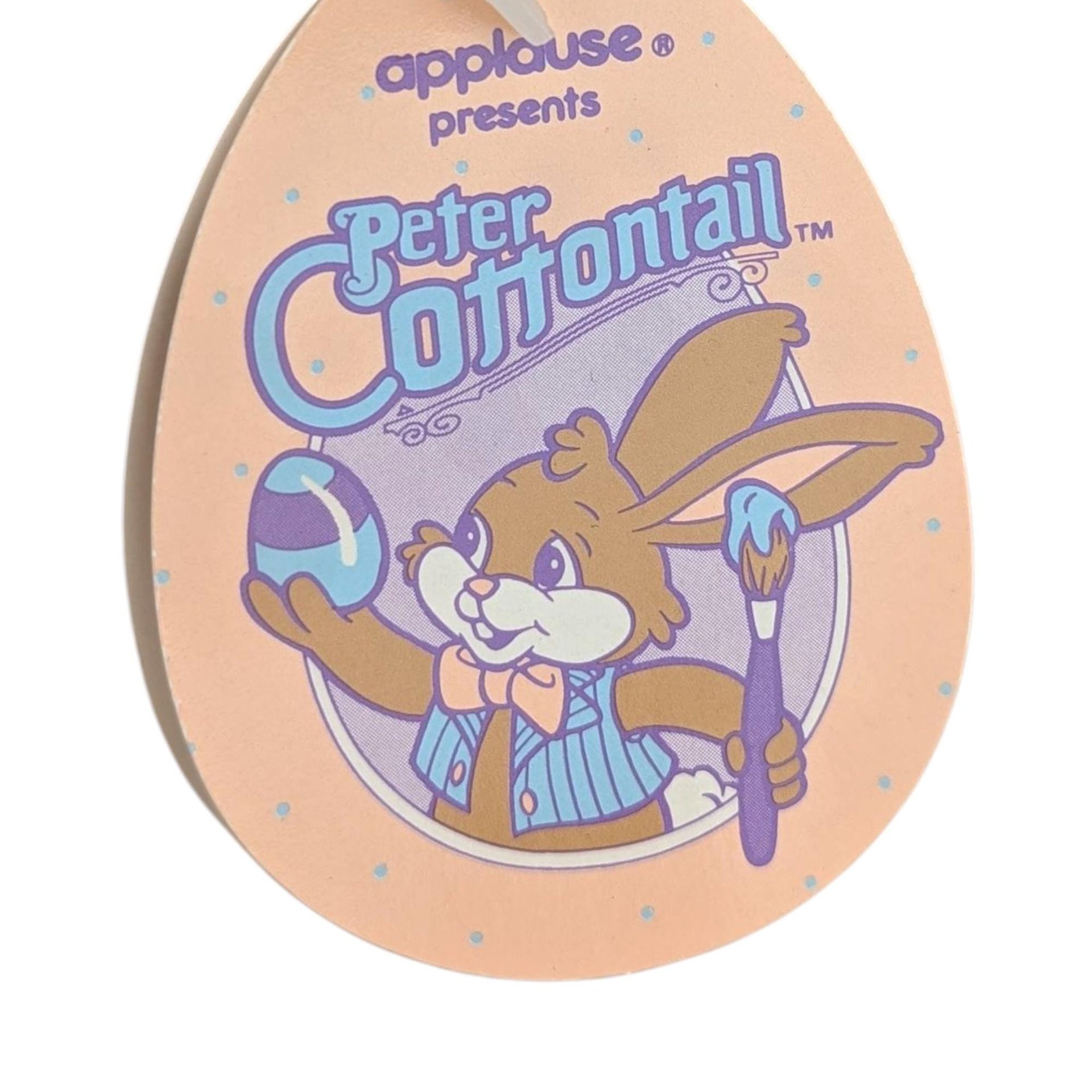 Vintage 1989 Peter Cottontail Plush: Applause Easter Bunny Stuffed Animal