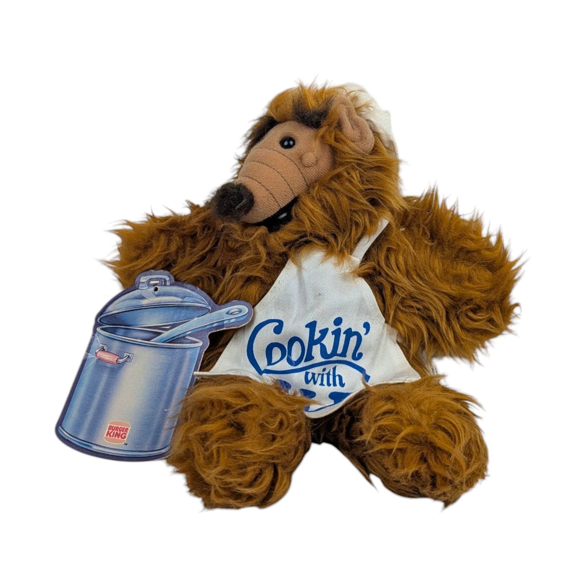 Vintage 1988 Cookin' with ALF Puppet: Burger King Fast Food Promo Toy