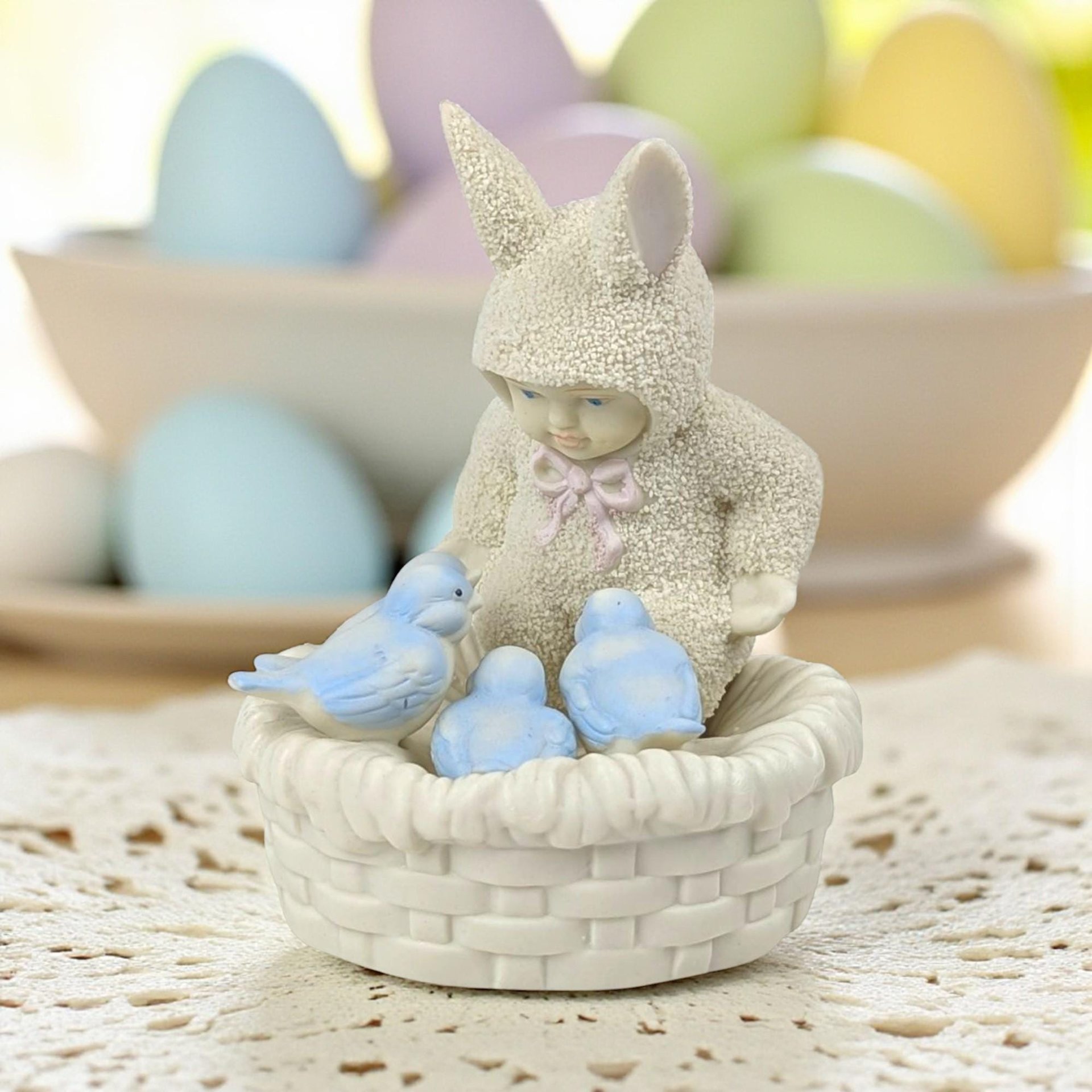 Vintage Dept 56 Snowbunnies Figurine Choice: Spring Easter Decor Collection