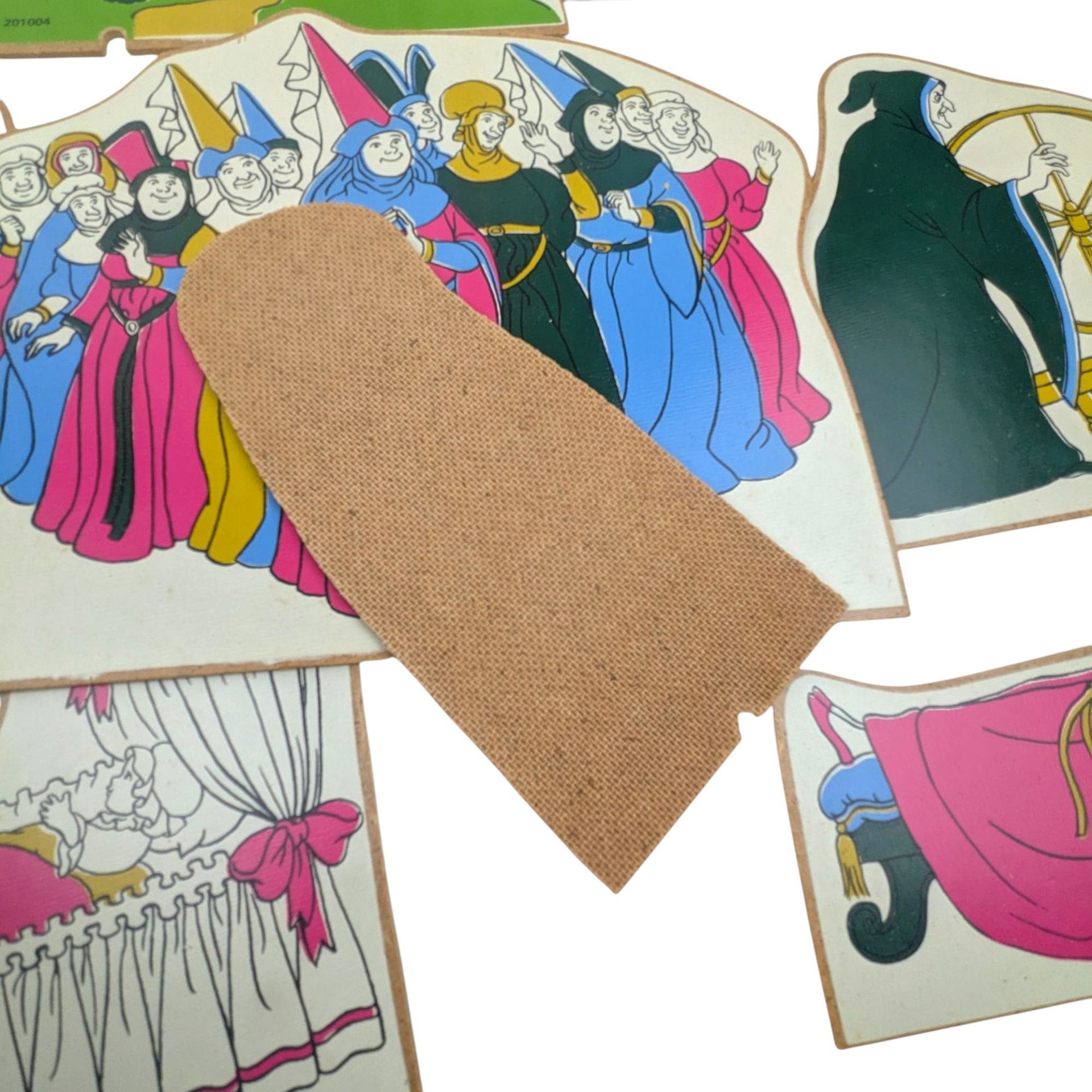 Vintage Judy Story Set: Sleeping Beauty Fairy Tale Characters, Educational Storytelling Pieces