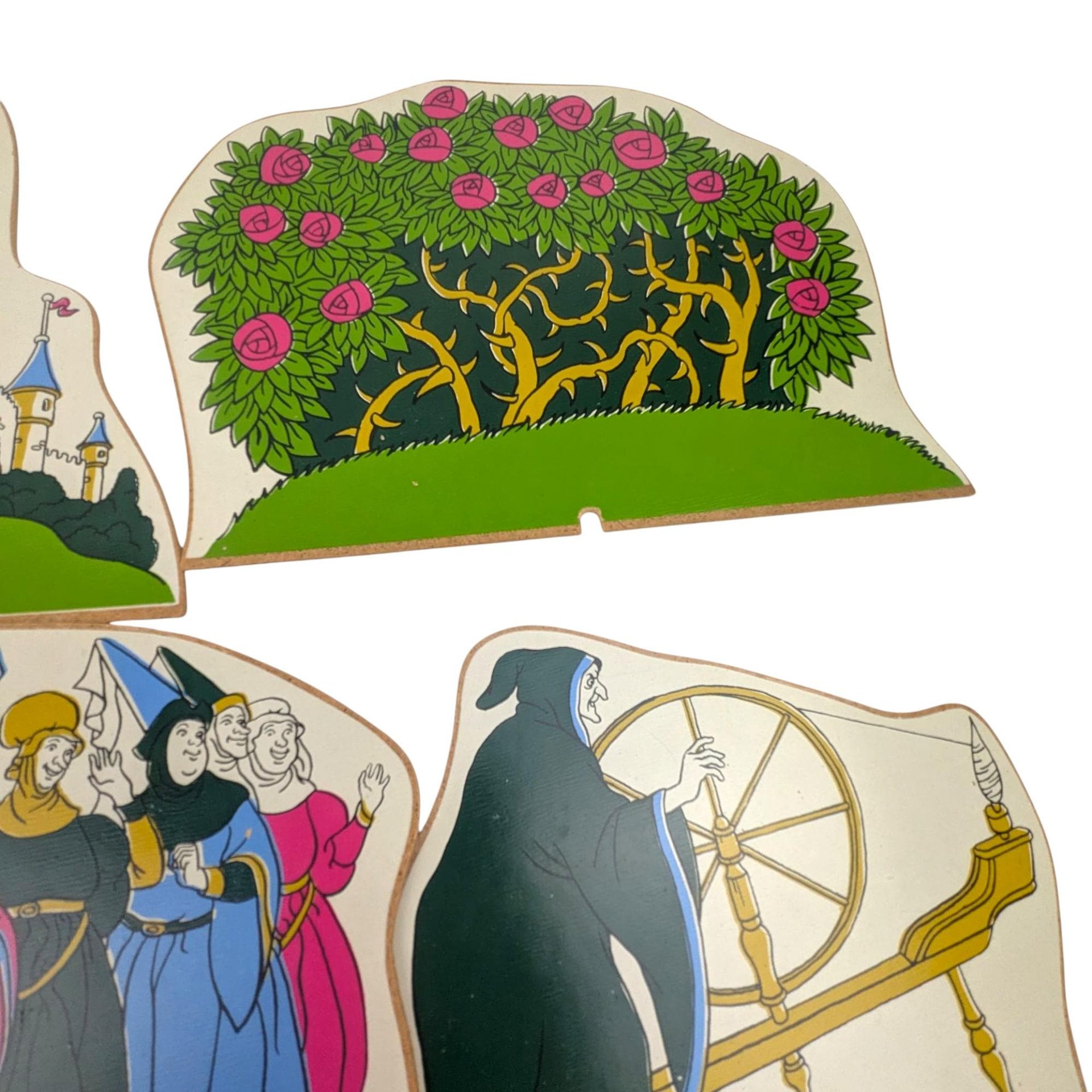 Vintage Judy Story Set: Sleeping Beauty Fairy Tale Characters, Educational Storytelling Pieces