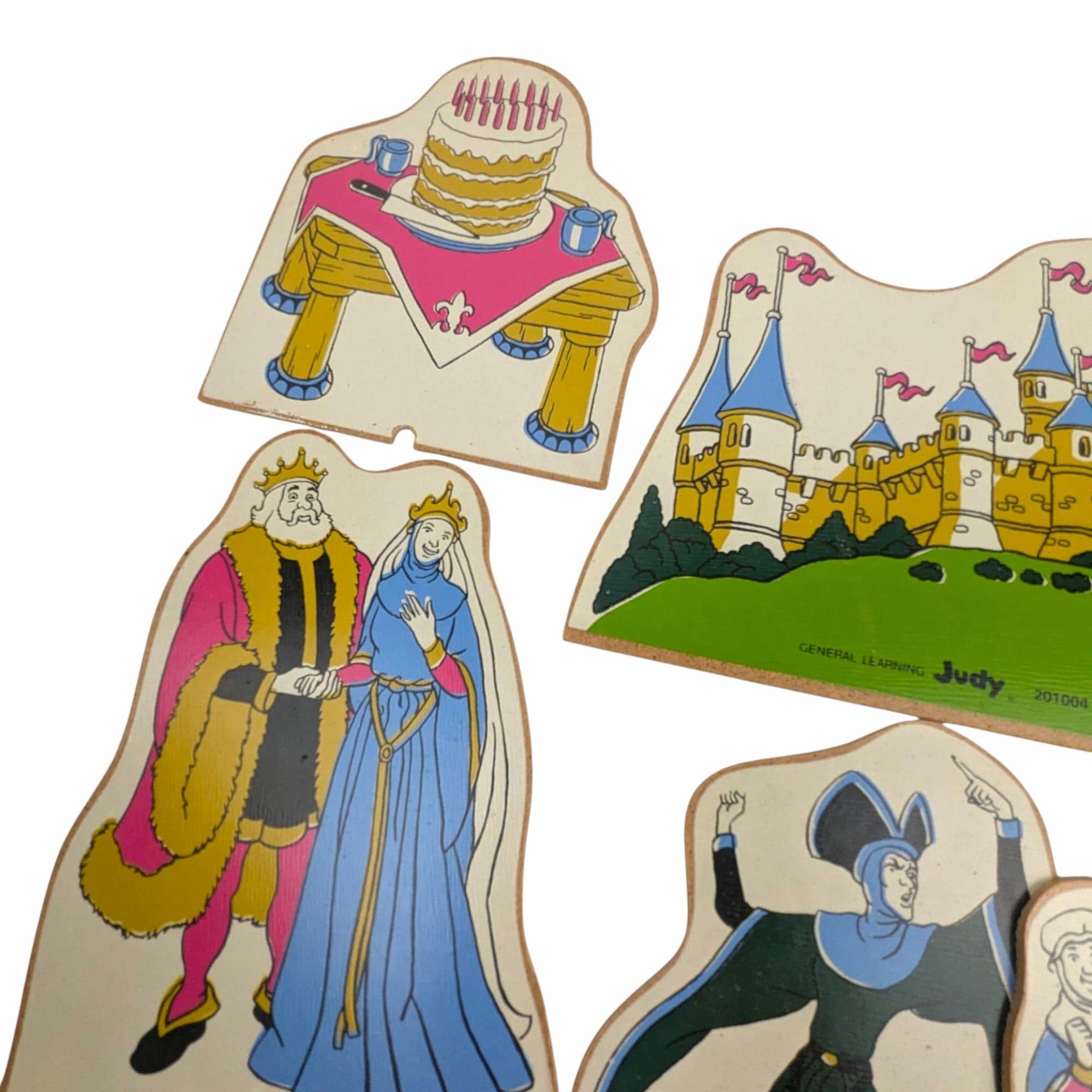 Vintage Judy Story Set: Sleeping Beauty Fairy Tale Characters, Educational Storytelling Pieces