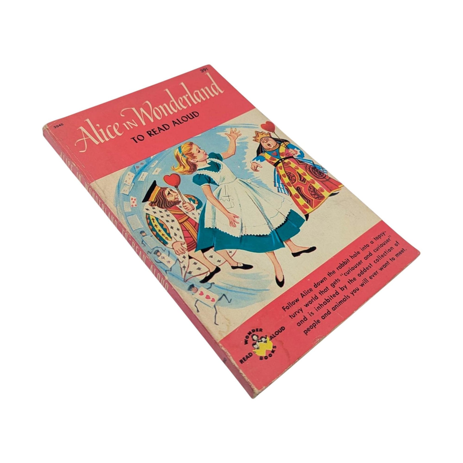 Vintage 1963 Alice in Wonderland Book: Lewis Carroll To Read Aloud Softcover