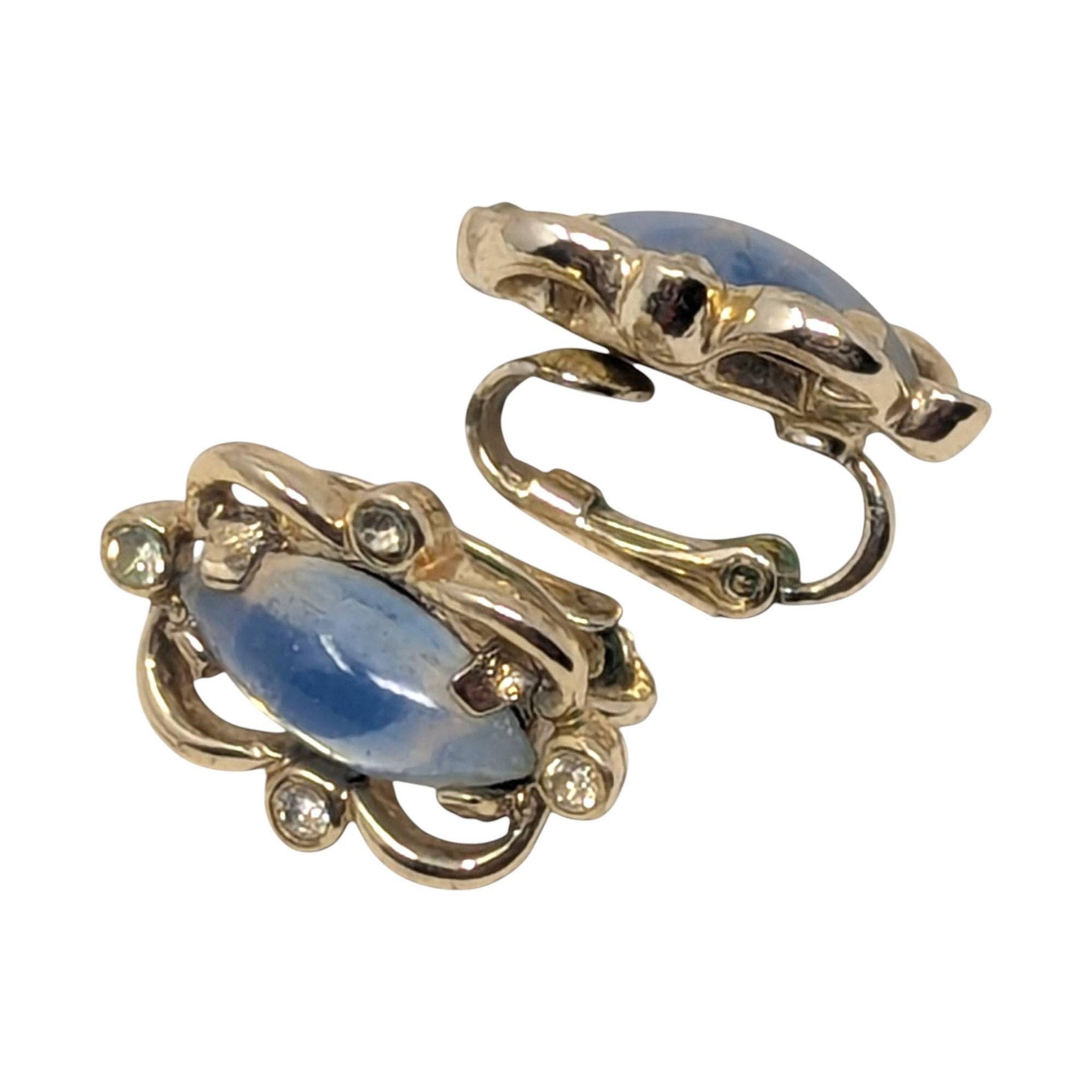 Vintage Earring Collection Your Choice: Faux Pearl, Moonglow, or Tiger Eye