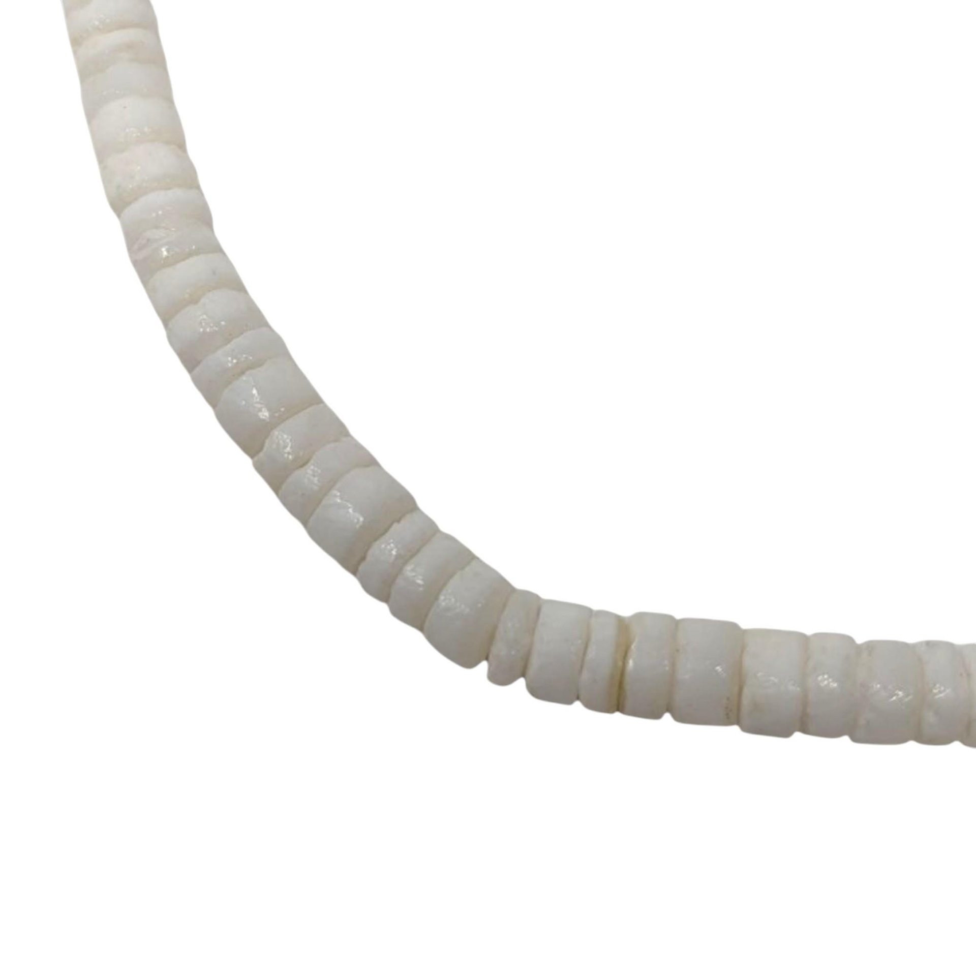 Vintage 1990s Puka Shell Choker: Your Choice of 90s Surfer Heishi Necklace