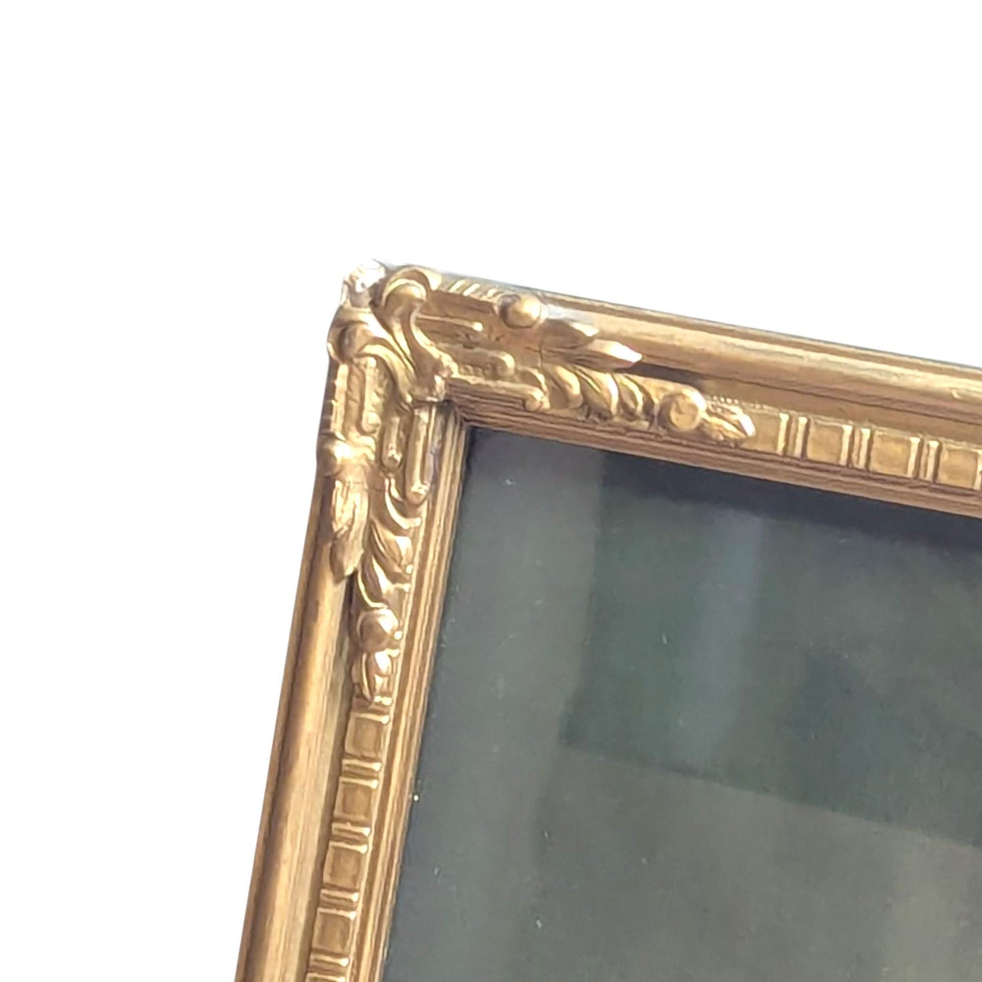 Vintage C. Baronzetti Last Supper Print: Ornate Gold Frame Religious Art