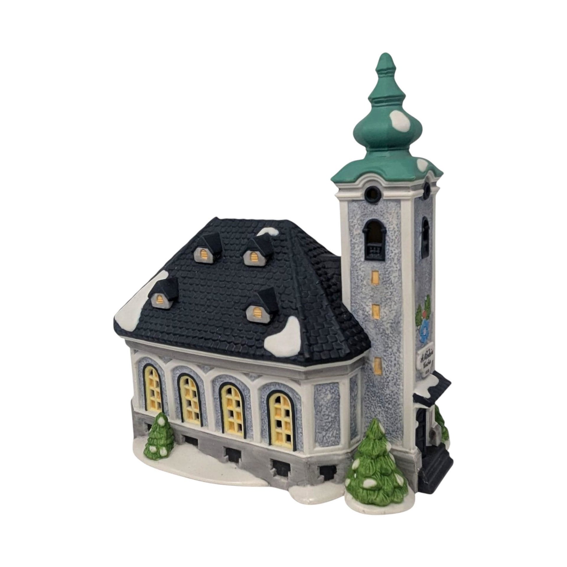Vintage 1991 St. Nikolaus Kirche: Dept 56 Alpine Village Series
