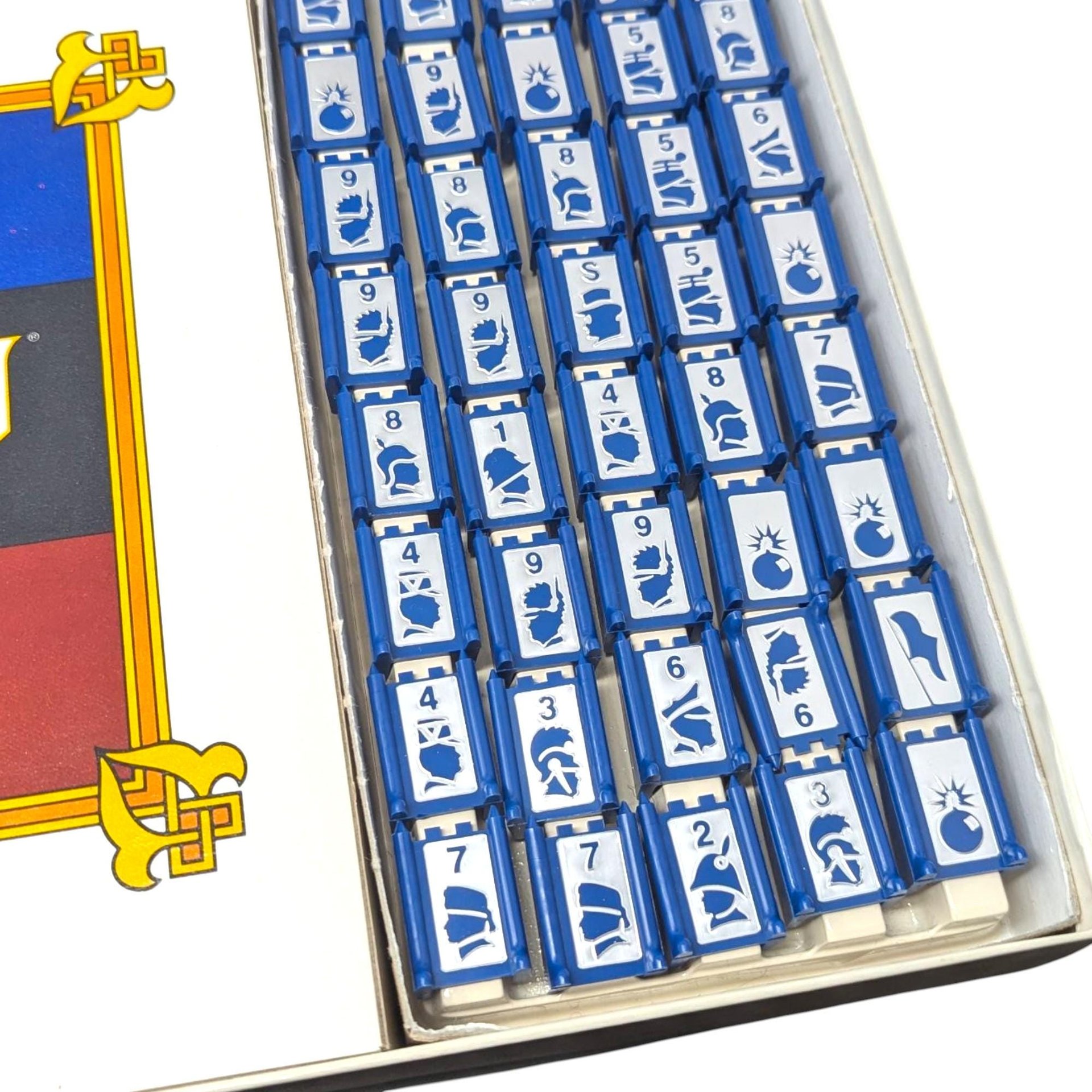 Vintage 1986 Stratego Board Game: Milton Bradley Battlefield Strategy