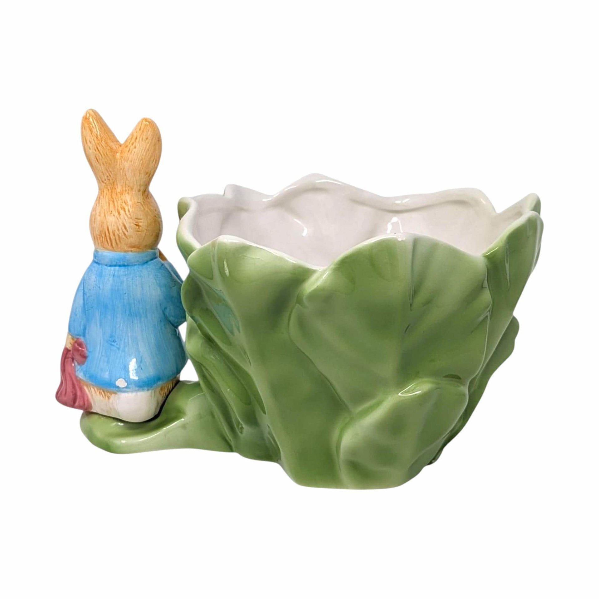 Vintage 1998 Beatrix Potter Peter Rabbit Planter: Teleflora Ceramic Decor