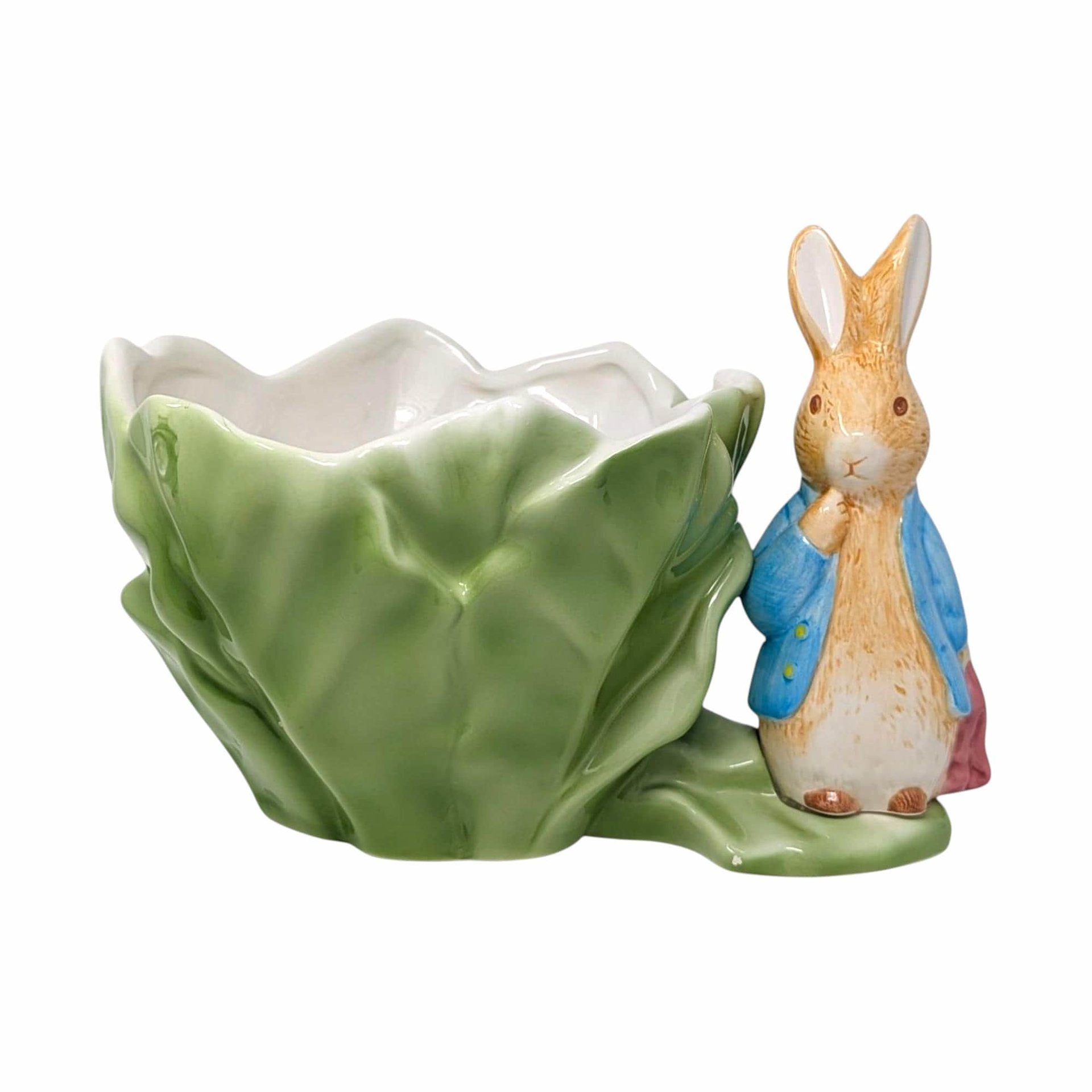 Vintage 1998 Beatrix Potter Peter Rabbit Planter: Teleflora Ceramic Decor