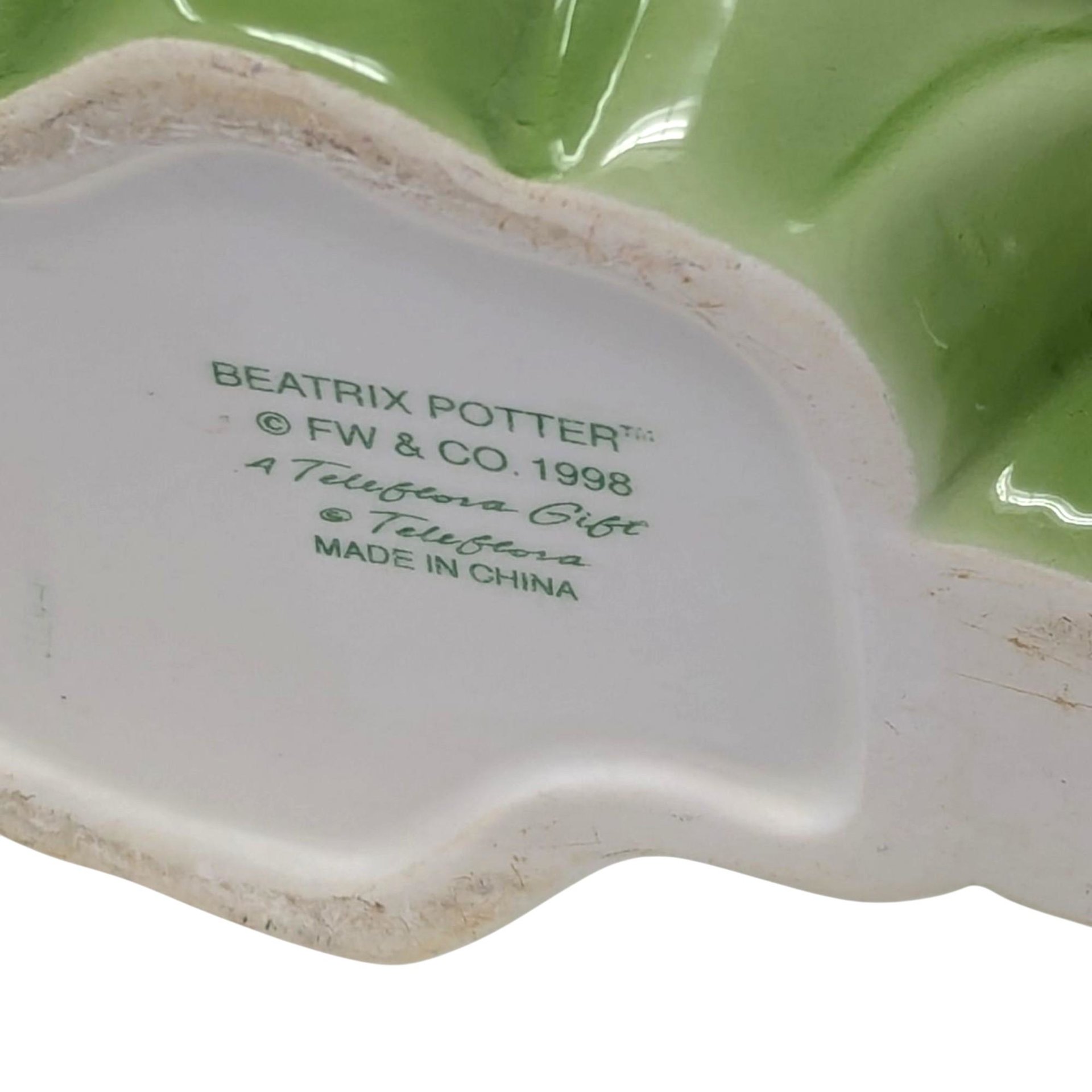 Vintage 1998 Beatrix Potter Peter Rabbit Planter: Teleflora Ceramic Decor