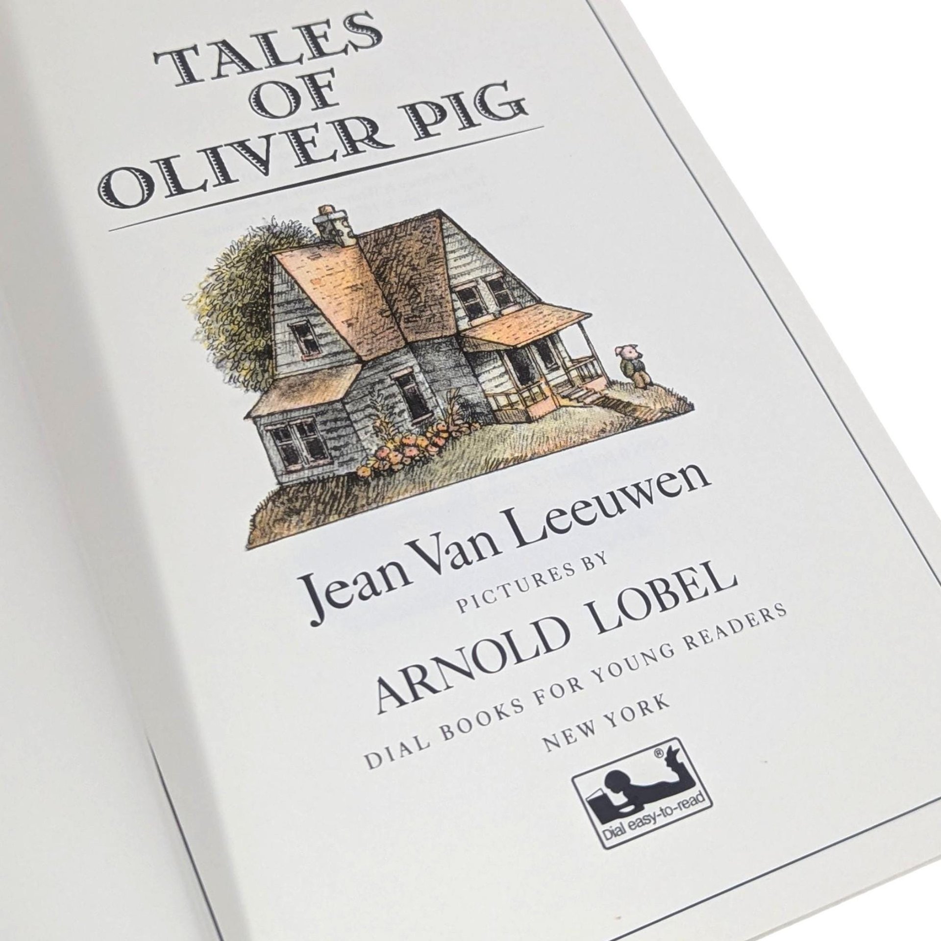 Vintage 1979 Tales of Oliver Pig: Jean Van Leeuwen & Arnold Lobel Children's Book
