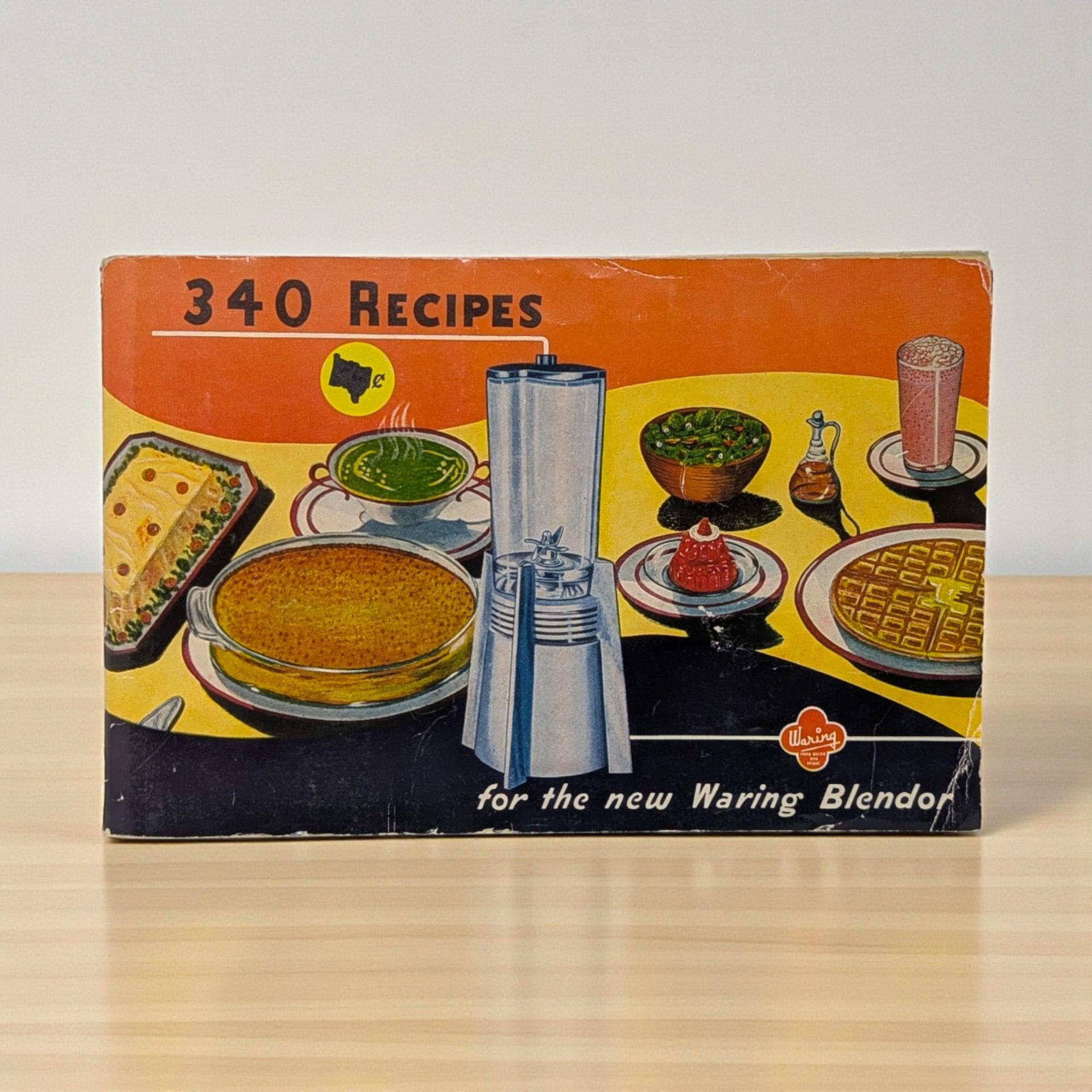 Vintage 1947 Waring Blendor Cookbook: 340 Recipes Softcover Booklet
