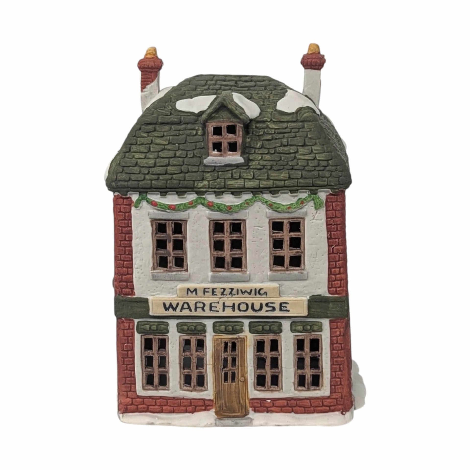 Vintage 1986 Fezziwig Warehouse: Dept 56 Dickens Village House