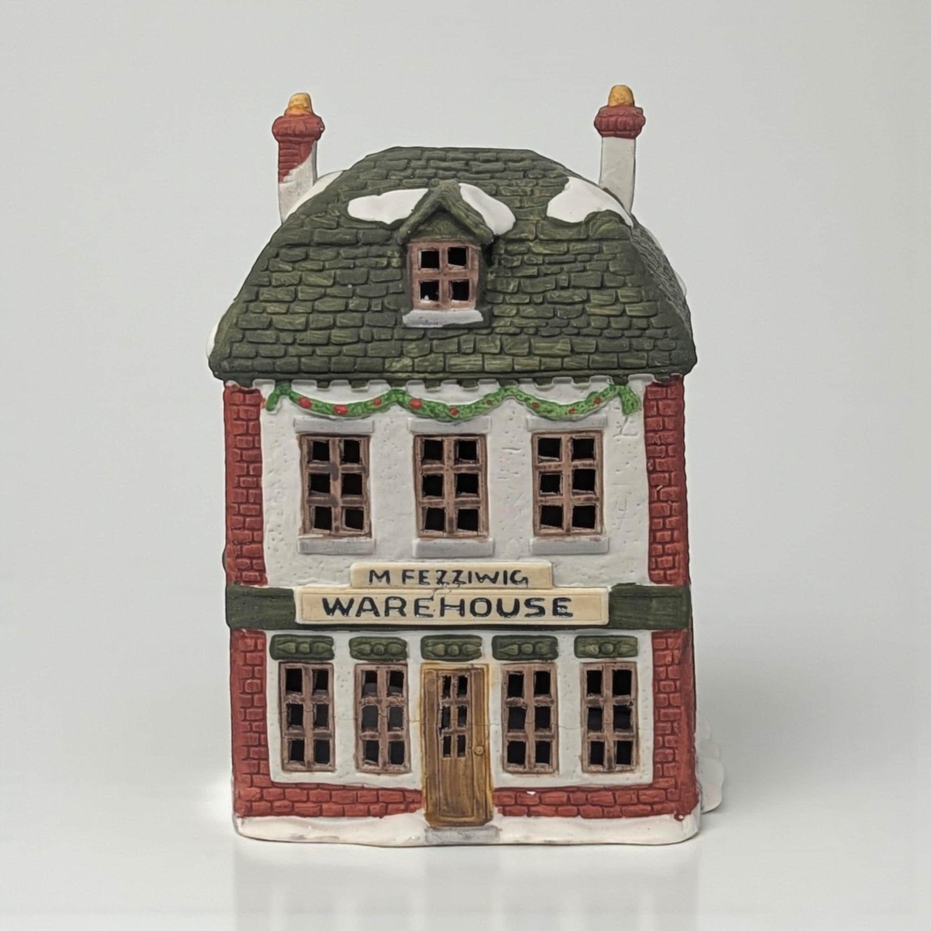 Vintage 1986 Fezziwig Warehouse: Dept 56 Dickens Village House