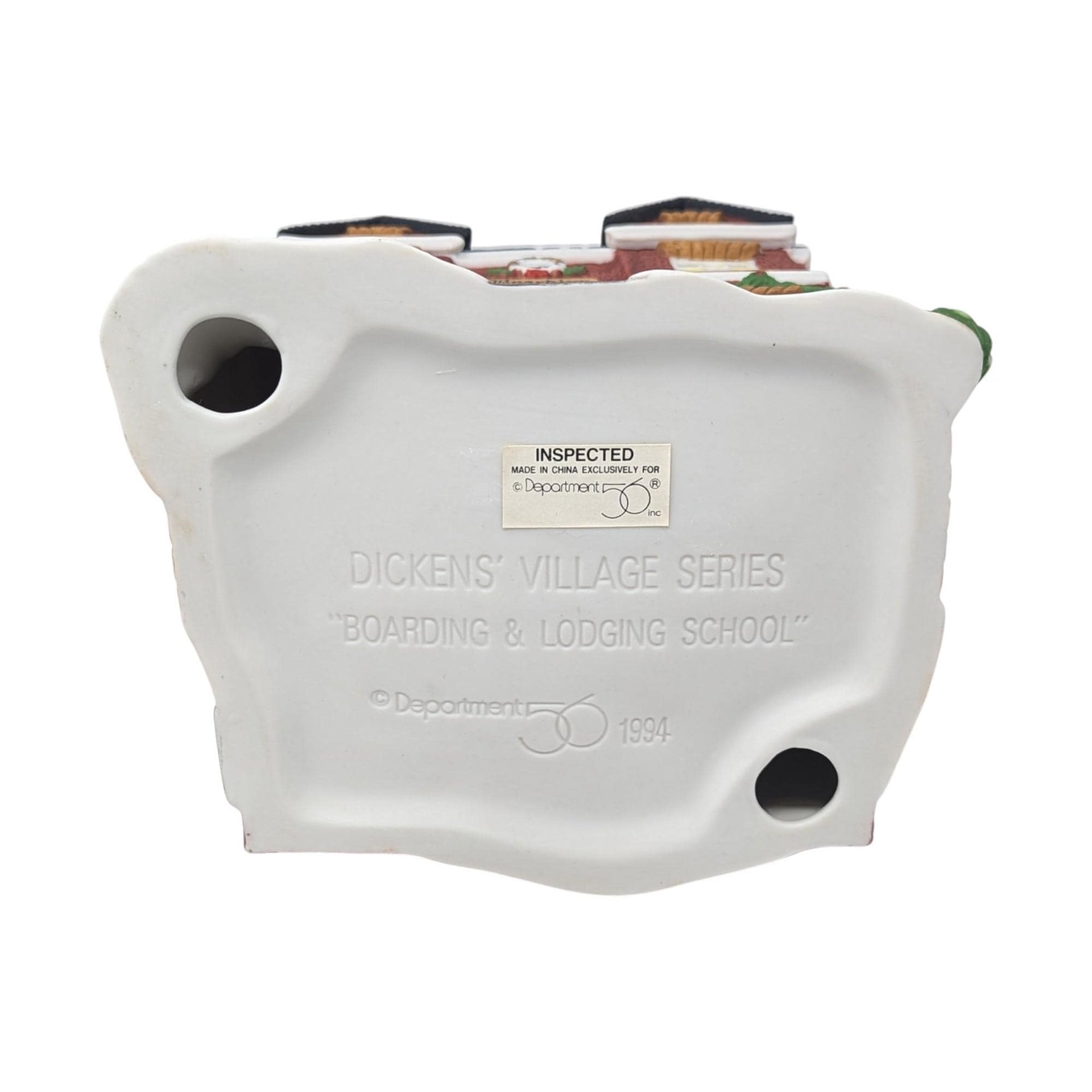 Vintage 1994 Boarding & Lodging School: Dept 56 Dickens Village Lighted House