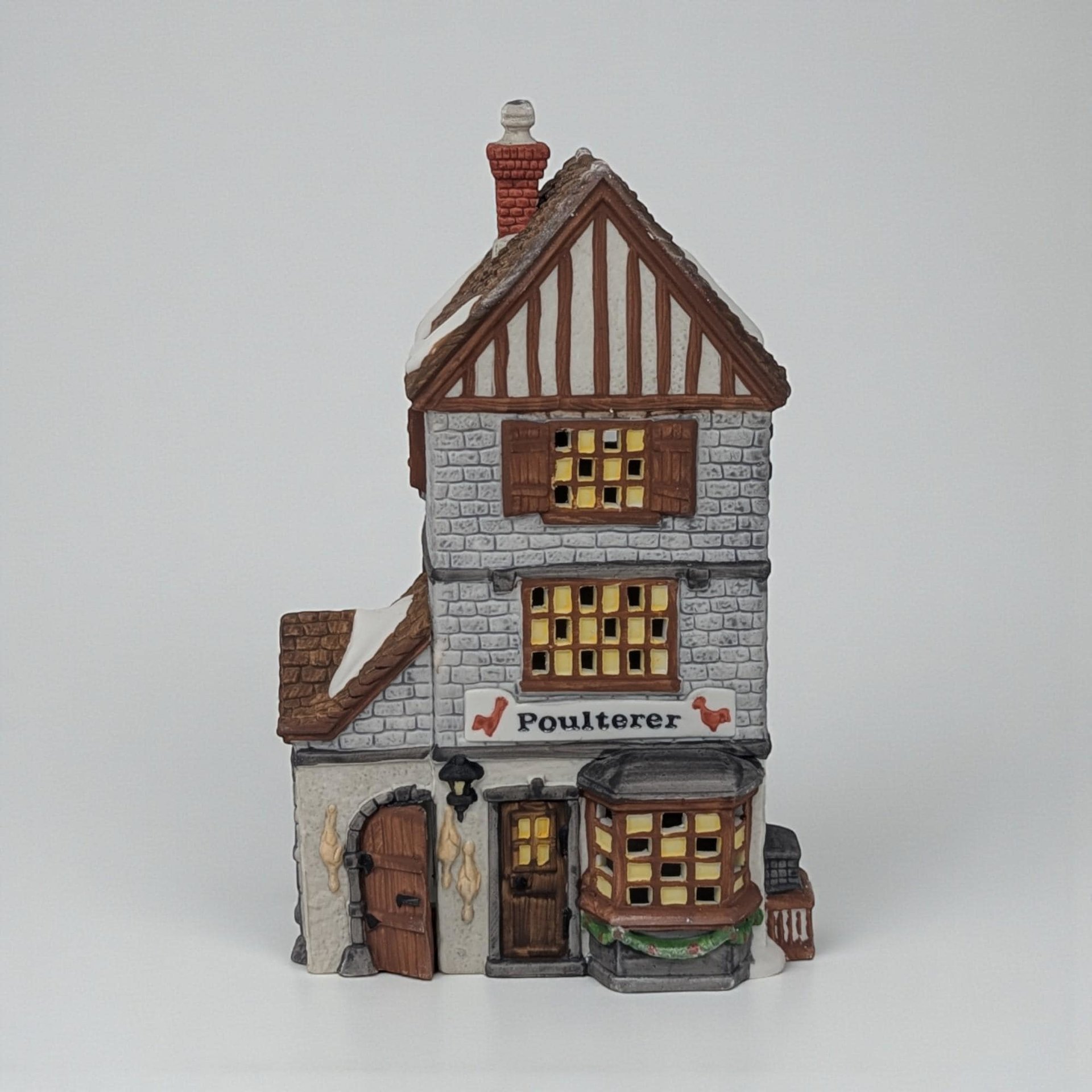 Vintage 1988 Poulterer Shop: Dept 56 Dickens Village House