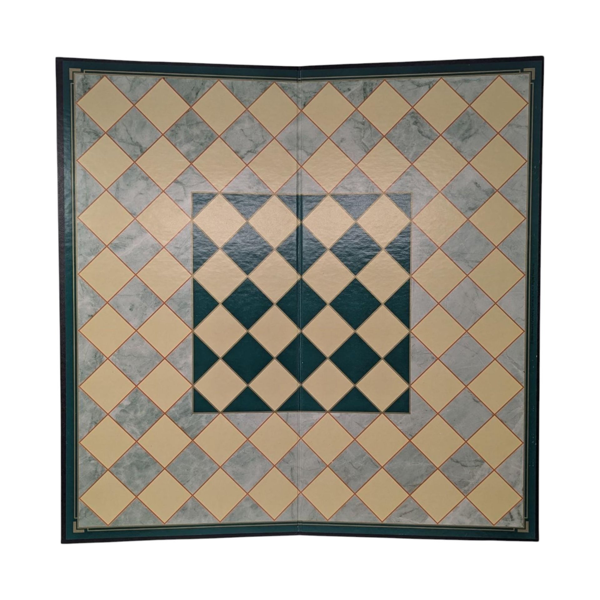 Vintage 1989 King's Court Game: Golden Supercheckers Strategy Game