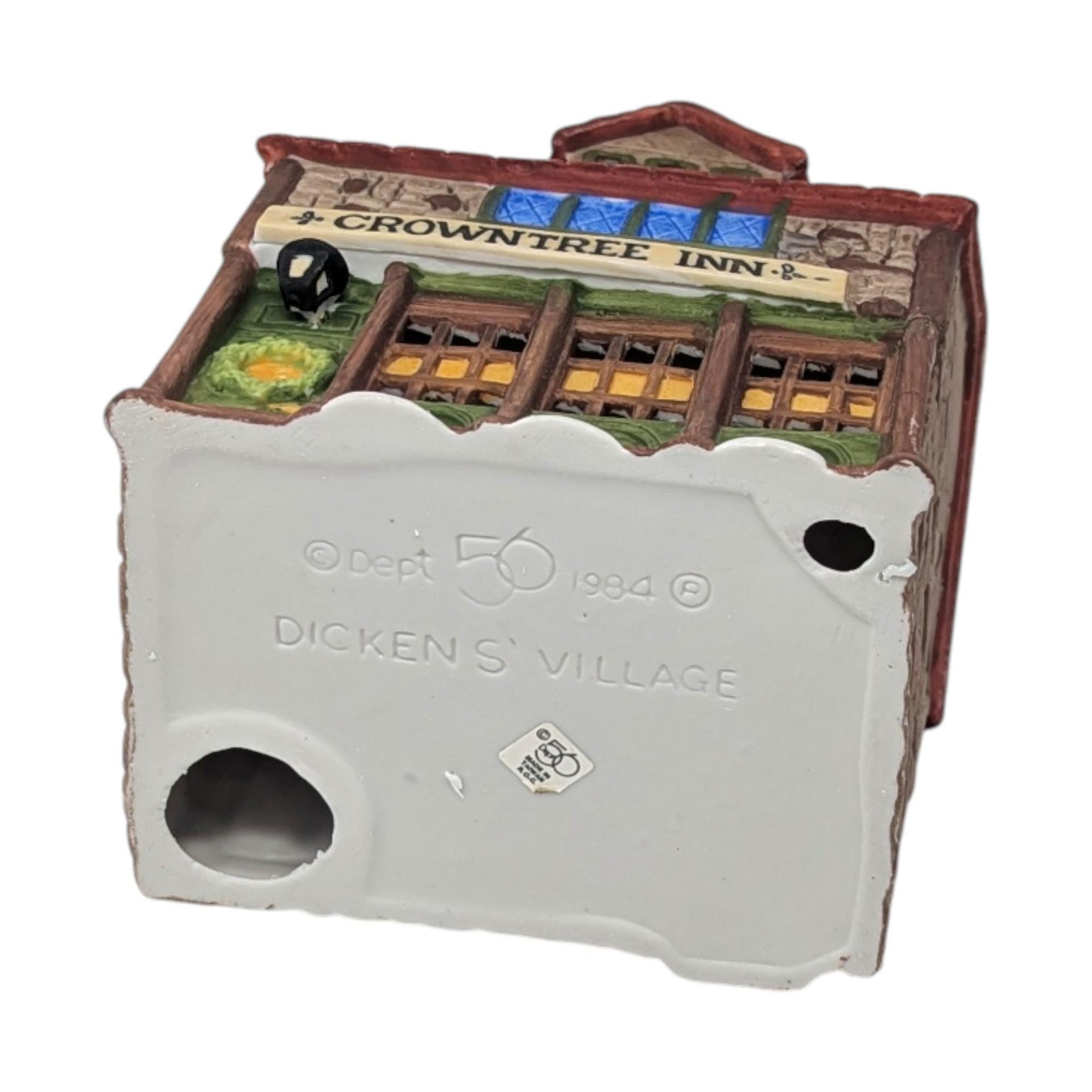 Vintage 1984 "Crowntree Inn" House: Department 56 Dickens' Village Collectible