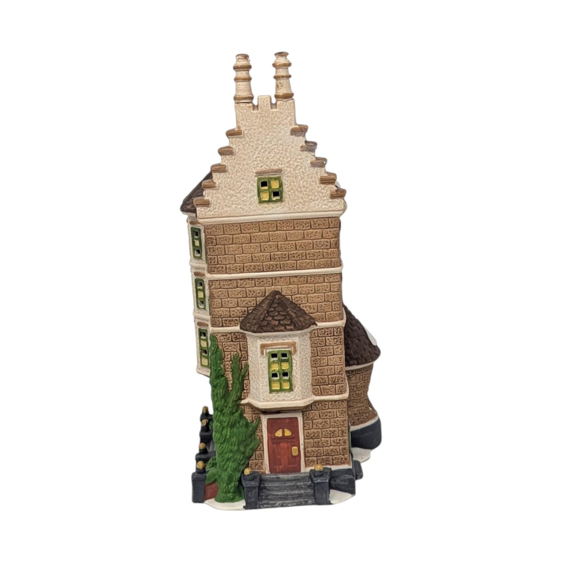 Vintage 1991 "Nephew Fred's Flat" House: Dept 56 Dickens' Village Collectible