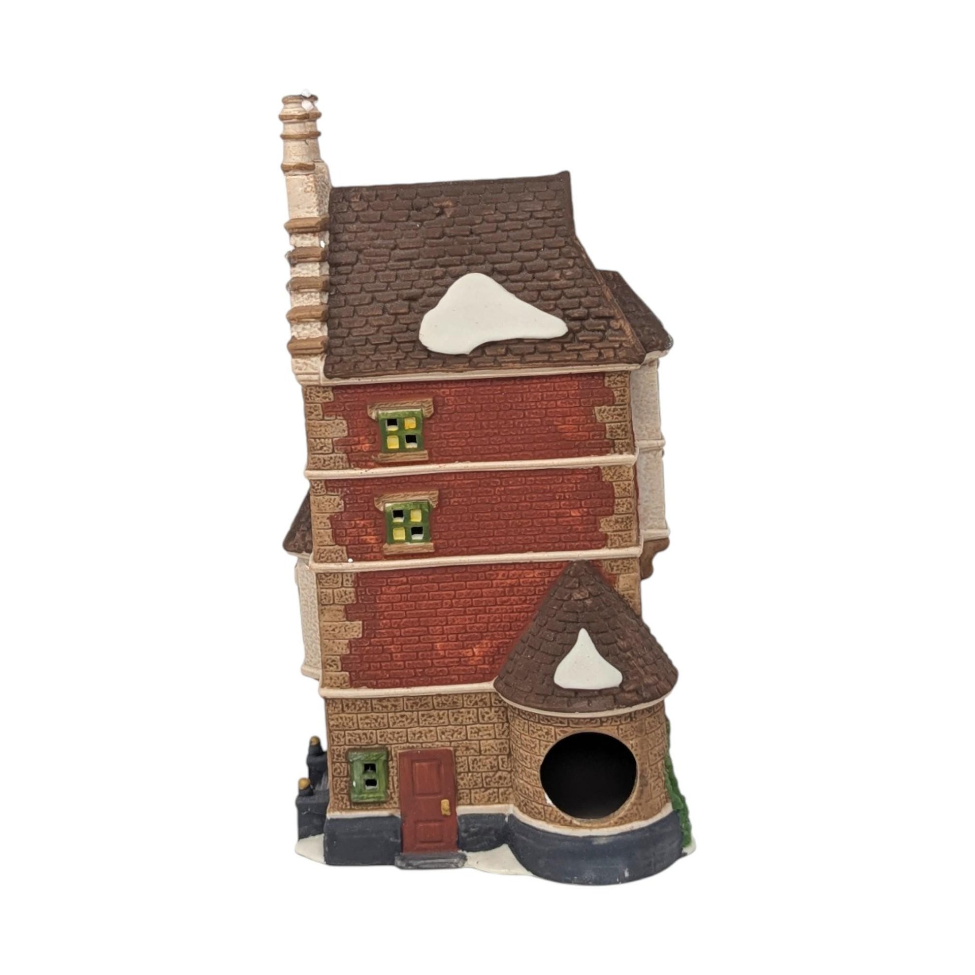 Vintage 1991 "Nephew Fred's Flat" House: Dept 56 Dickens' Village Collectible