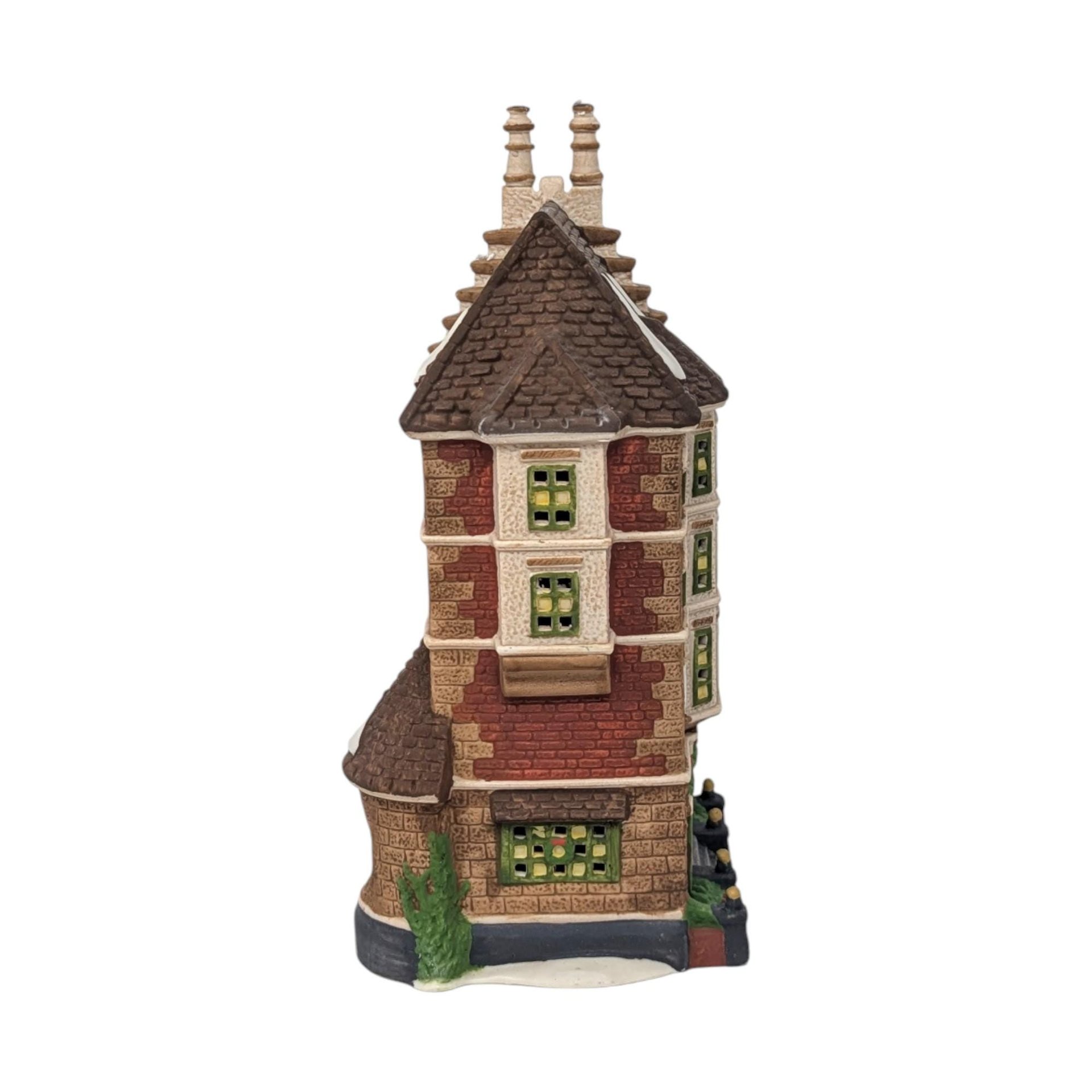 Vintage 1991 "Nephew Fred's Flat" House: Dept 56 Dickens' Village Collectible