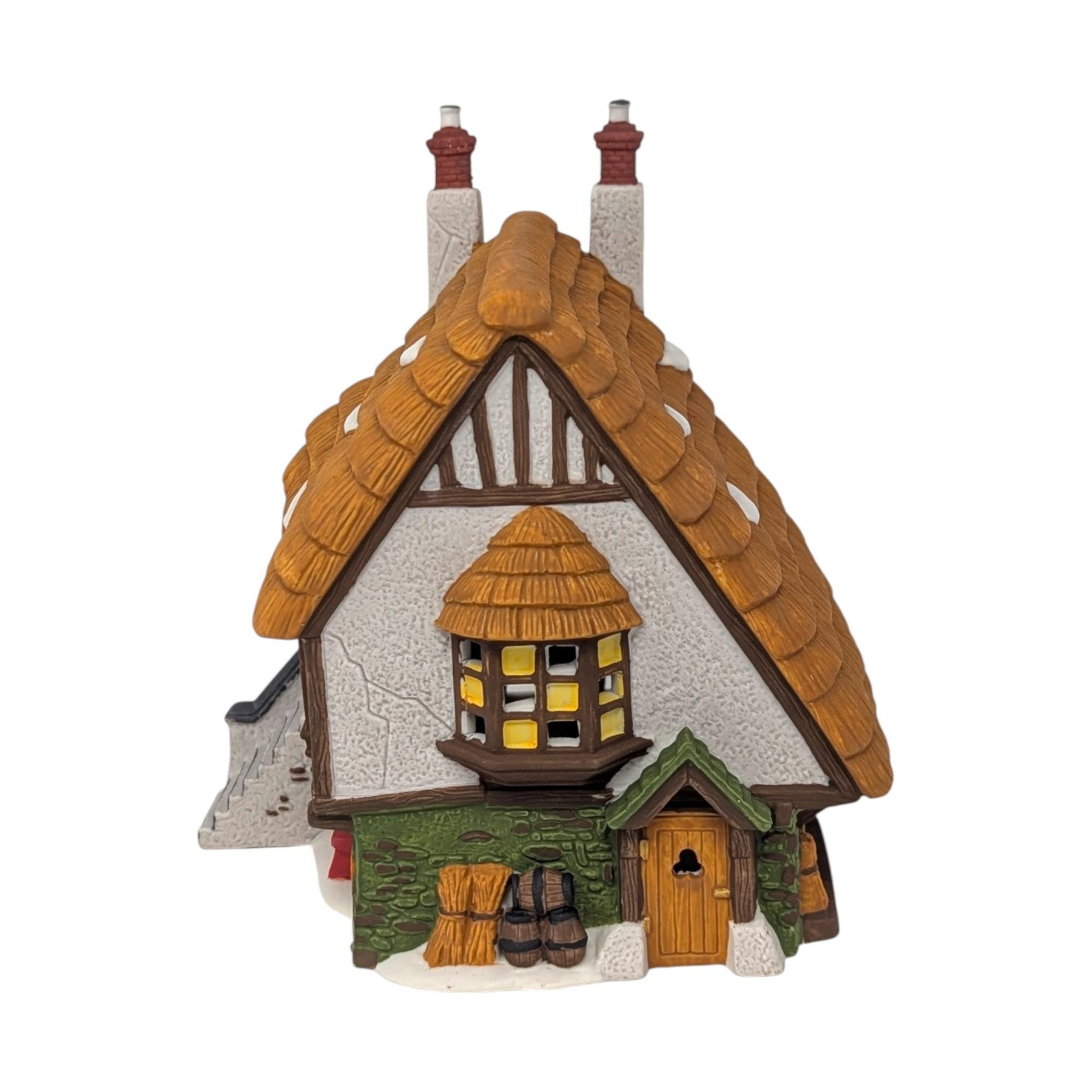 Vintage 1993 Dept 56 Lomas Ltd Molasses: Dickens Village Series Cottage