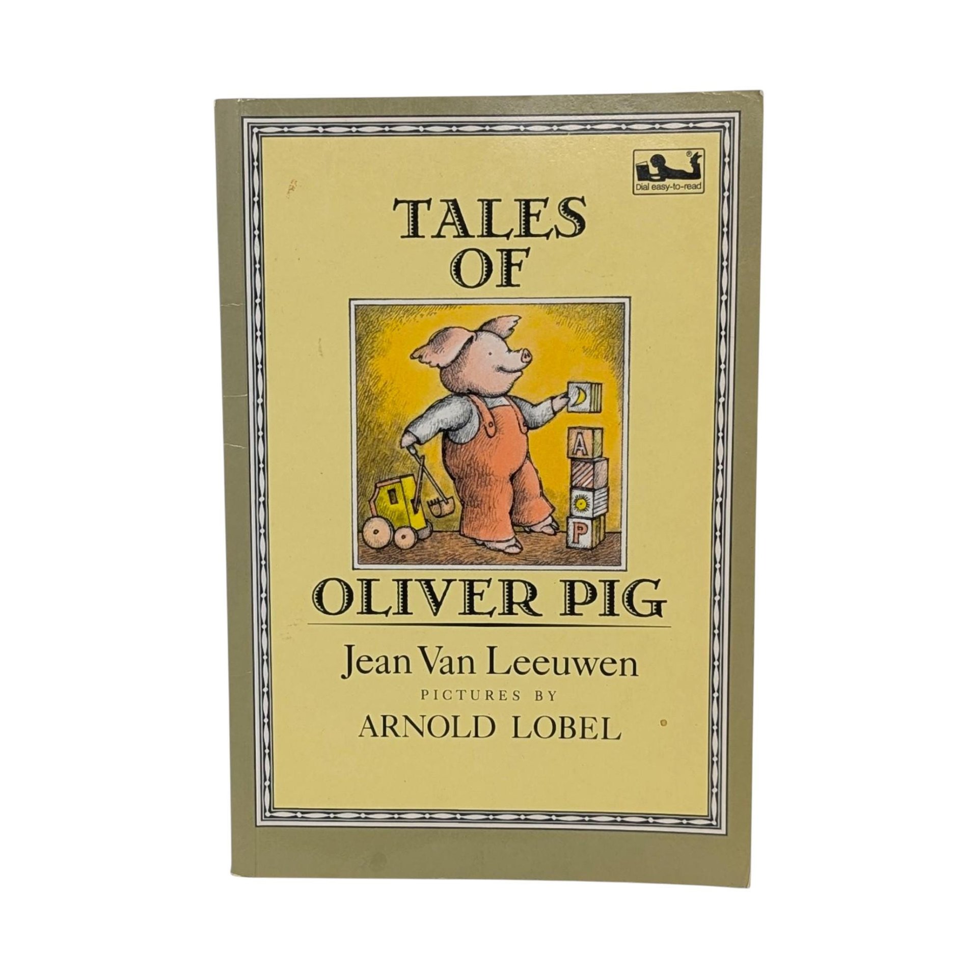 Vintage 1979 Tales of Oliver Pig: Jean Van Leeuwen & Arnold Lobel Children's Book