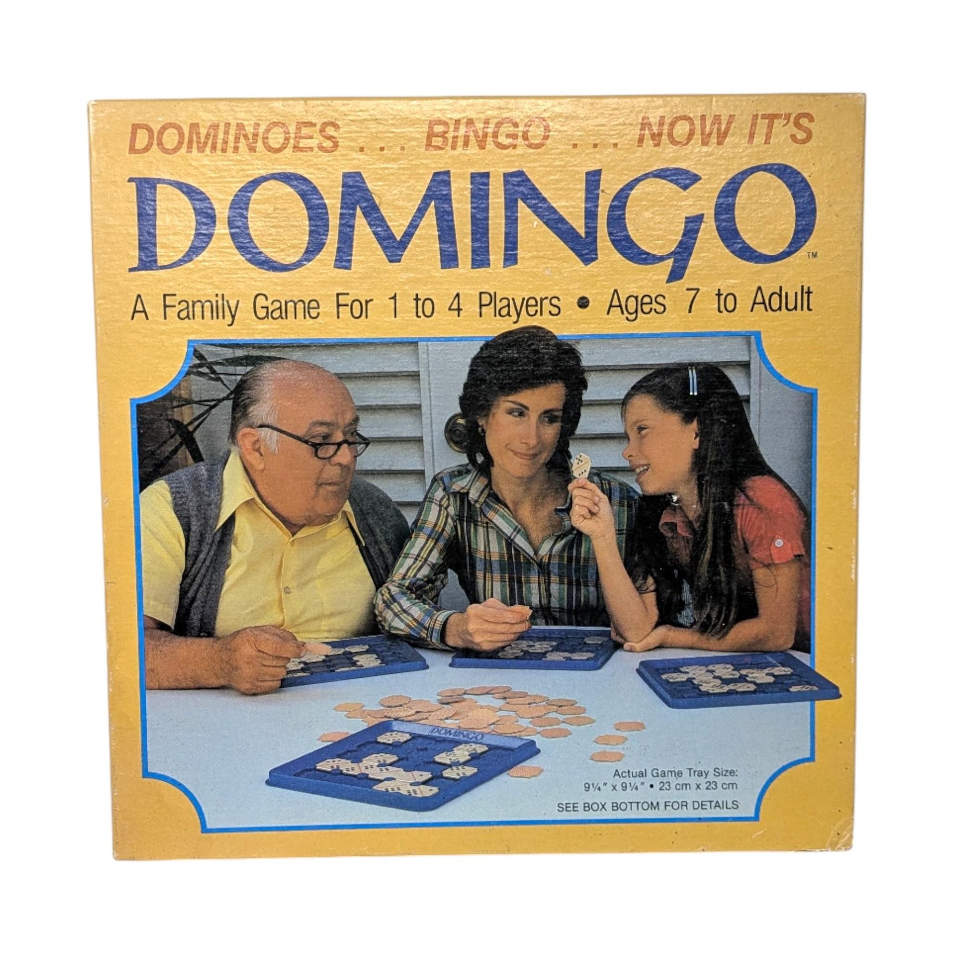 Vintage 1982 Domingo Game: Western Publishing Family Game, Missing 1 Tile