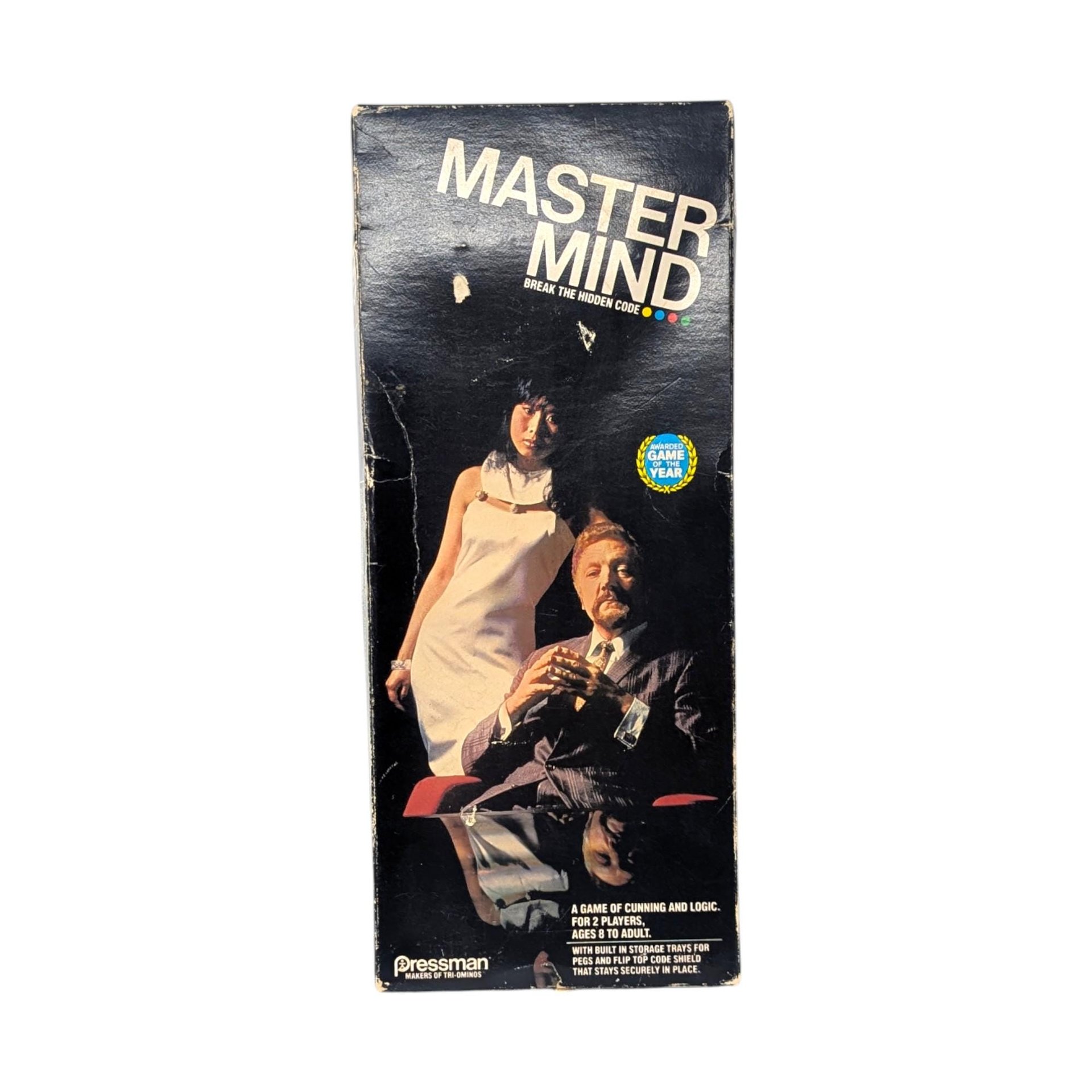 Vintage 1970s Master Mind Board Game: Pressman Strategy Code Breaker