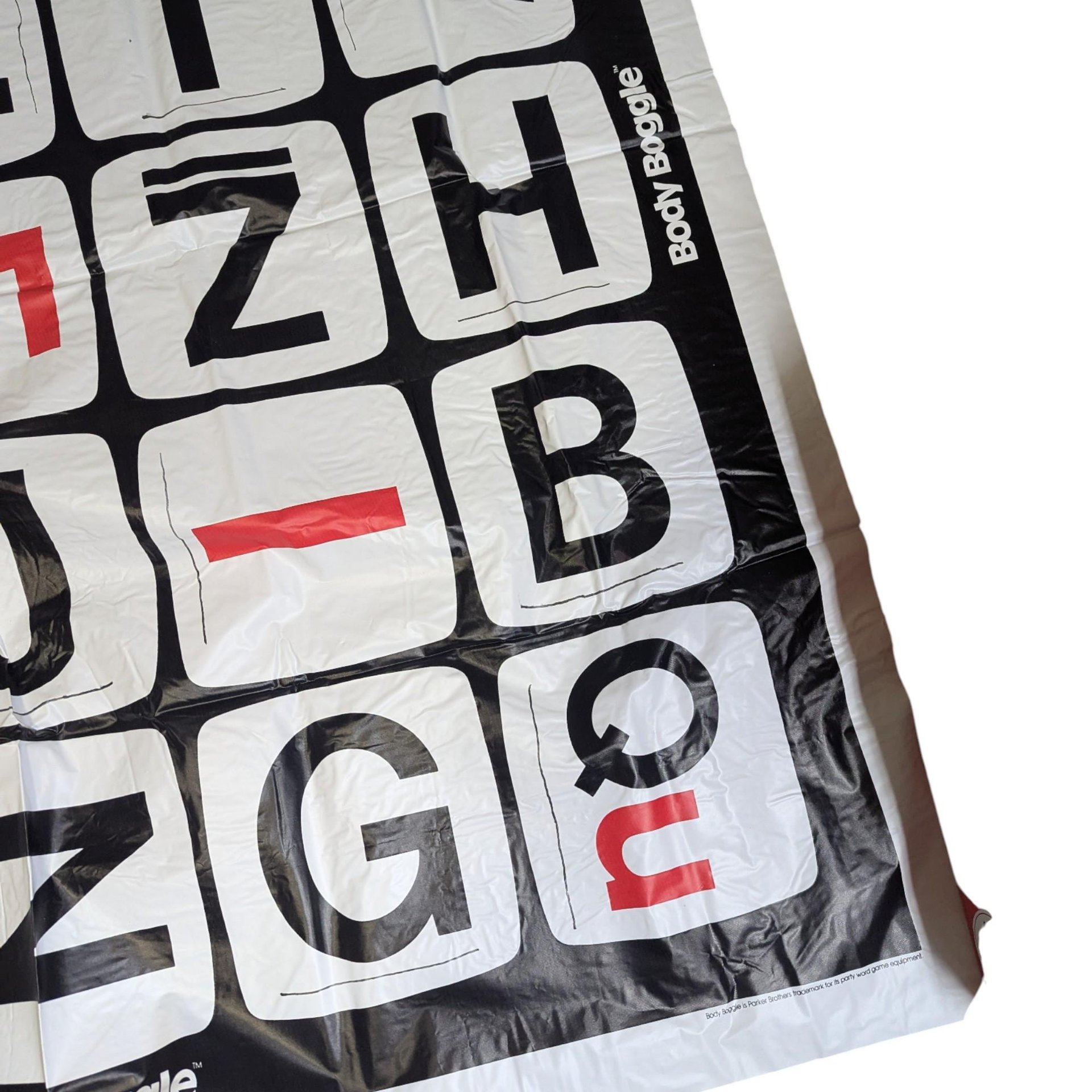 Vintage 1984 Body Boggle Game: Parker Brothers Floor Party Activity