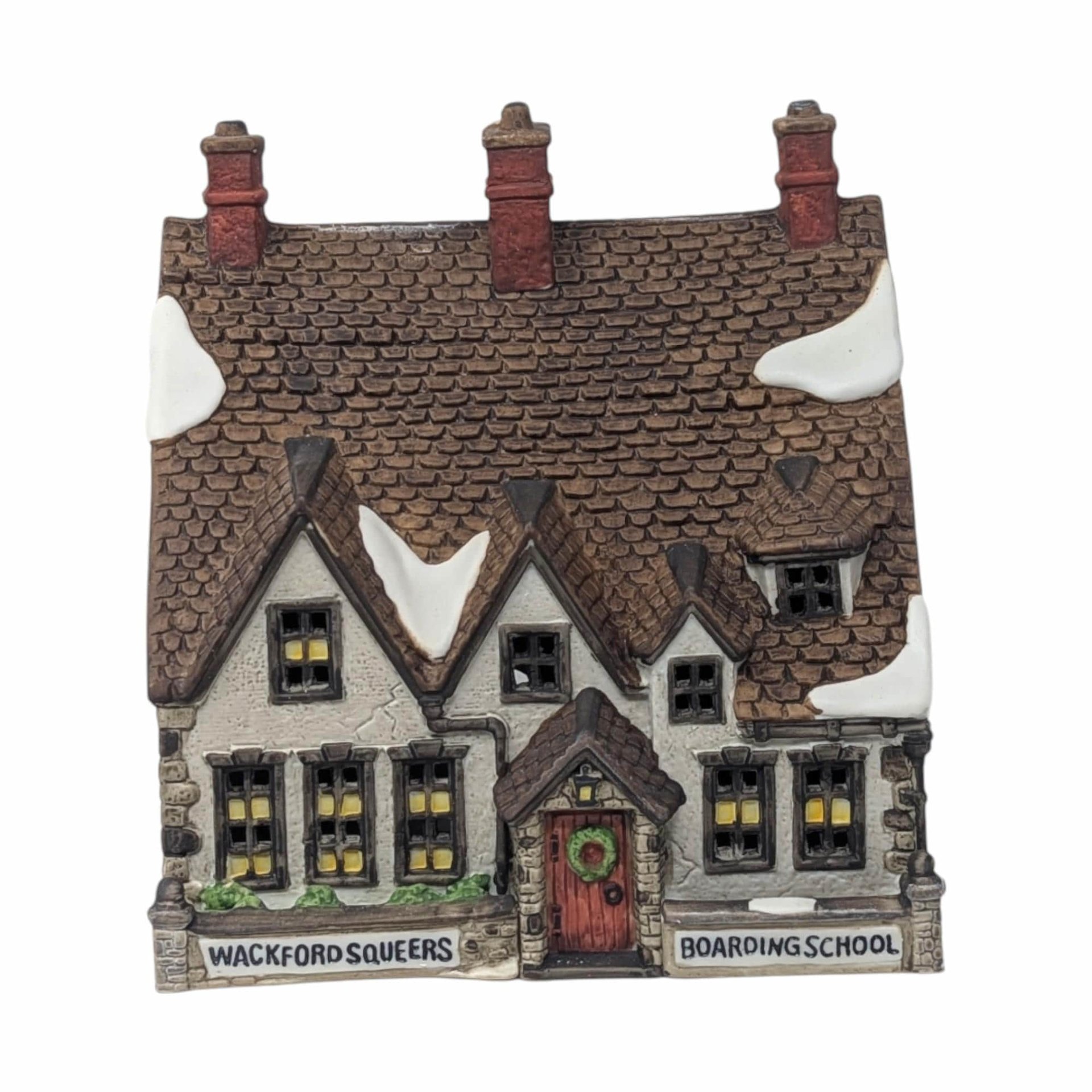 Vintage 1988 Wackford Squeers Boarding School: Dept 56 Dickens Village House