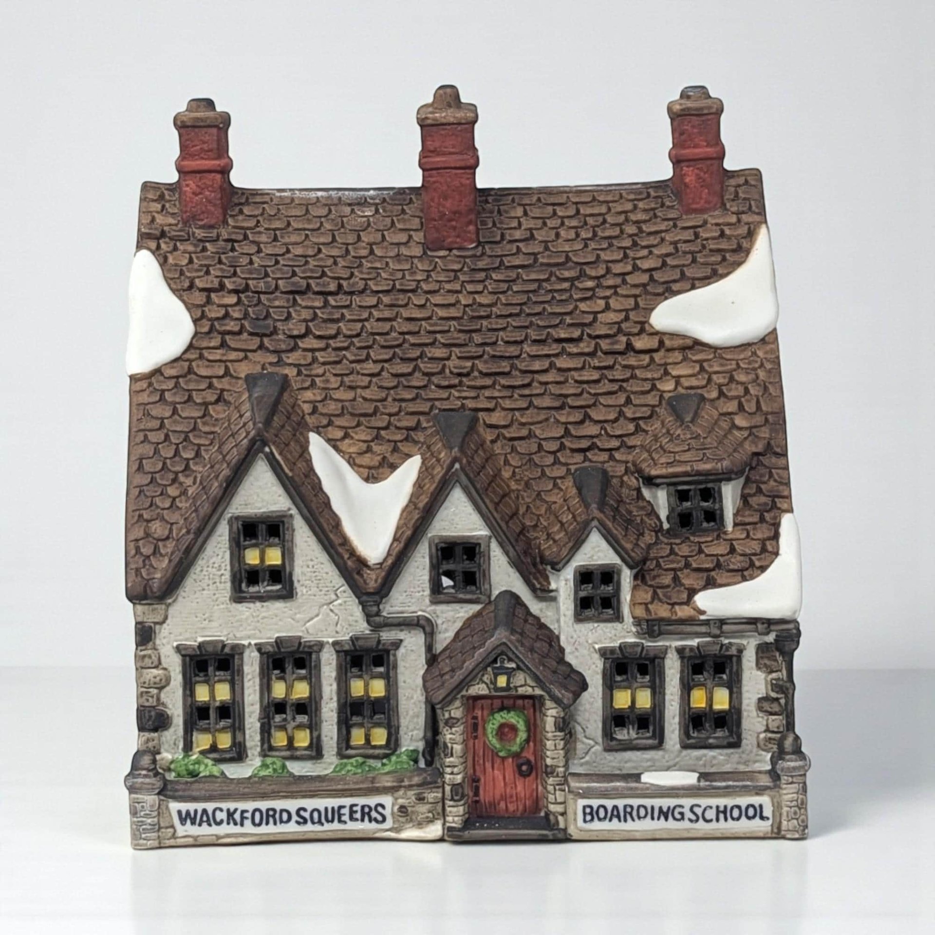 Vintage 1988 Wackford Squeers Boarding School: Dept 56 Dickens Village House