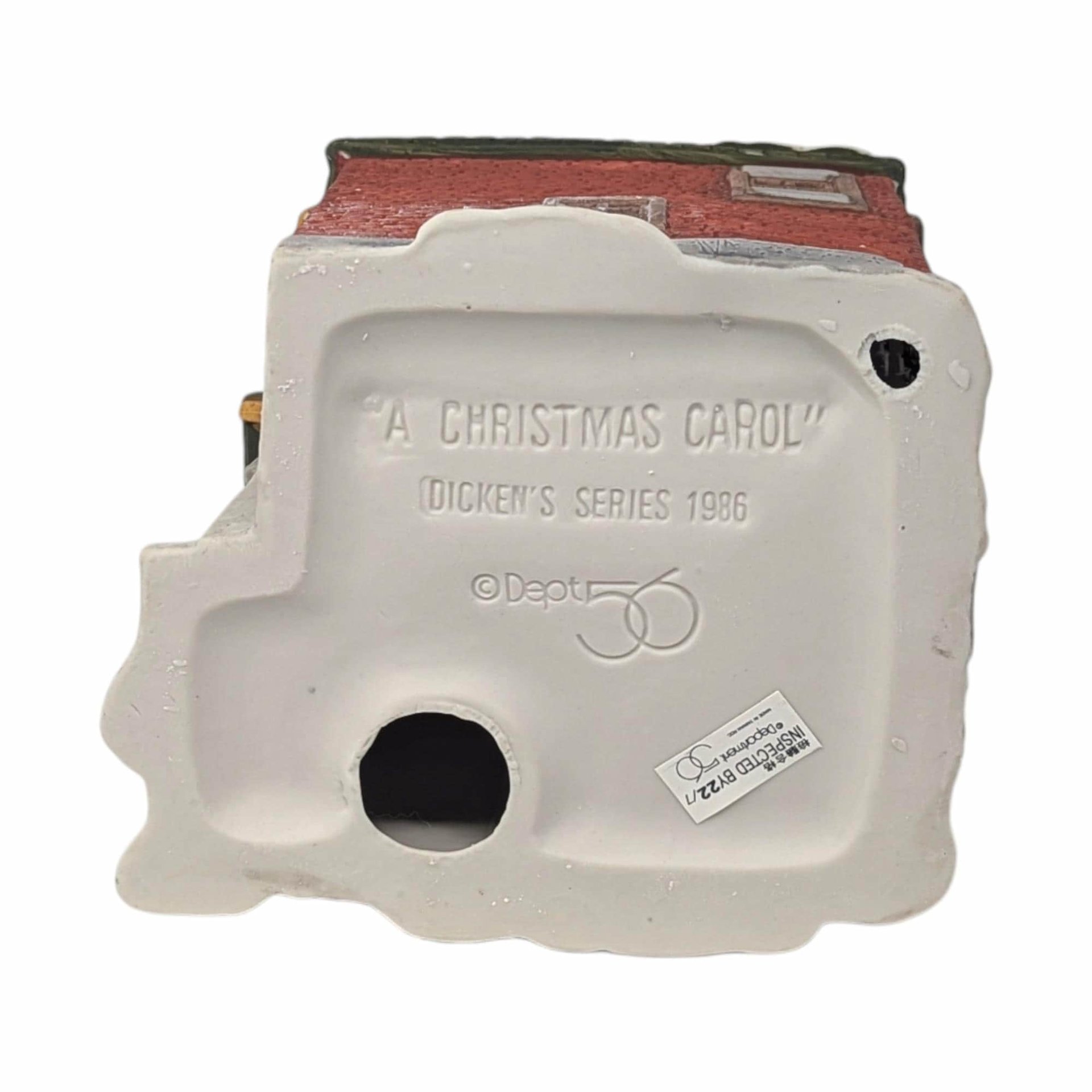 Vintage 1986 Fezziwig Warehouse: Dept 56 Dickens Village House