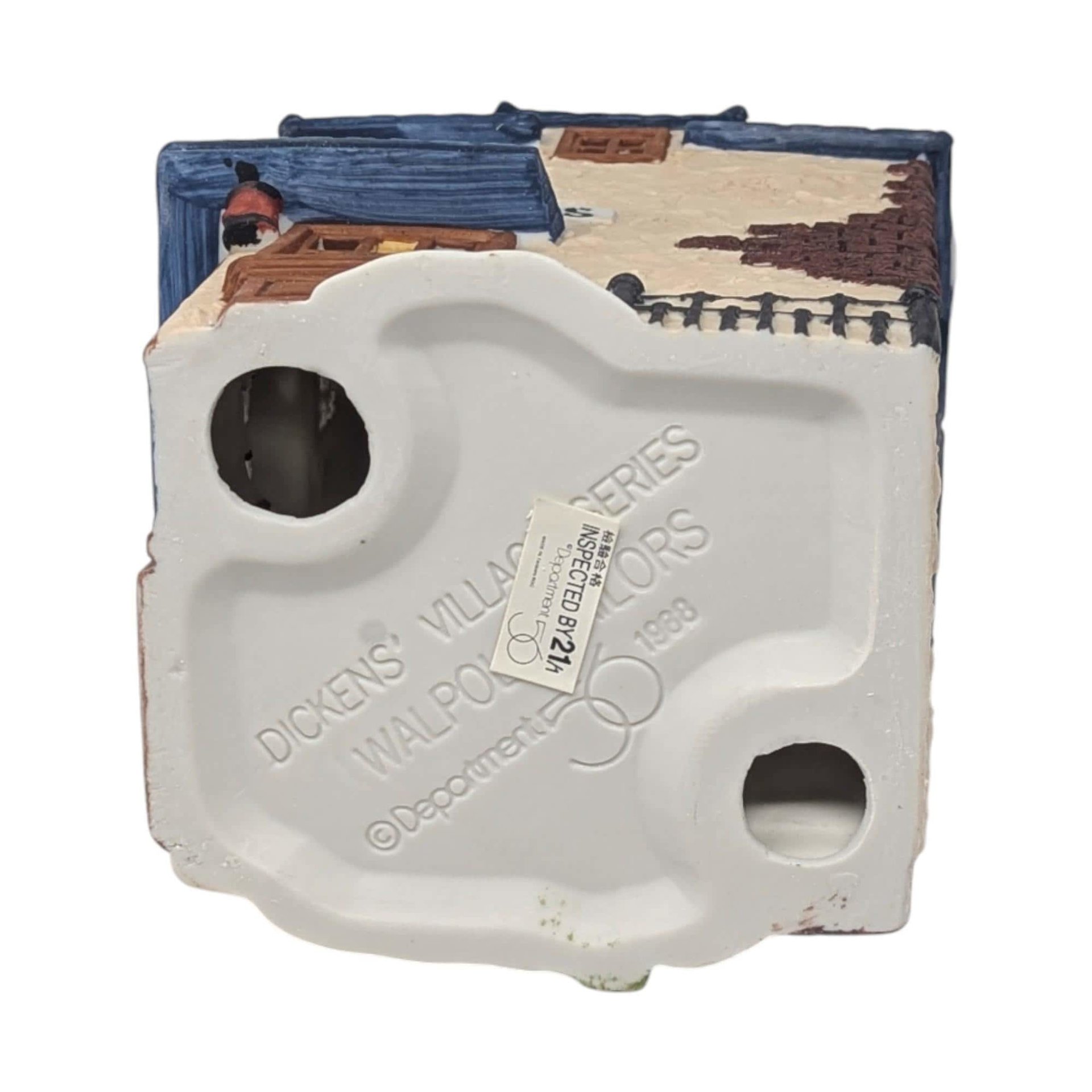 Vintage 1988 Walpole Tailors: Dept 56 Dickens Village Shop