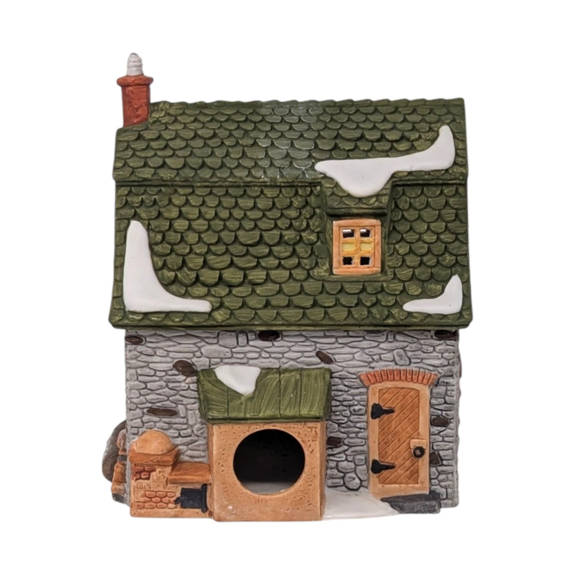 Vintage 1988 "White Horse Bakery" House: Dept 56 Dickens' Village Collectible