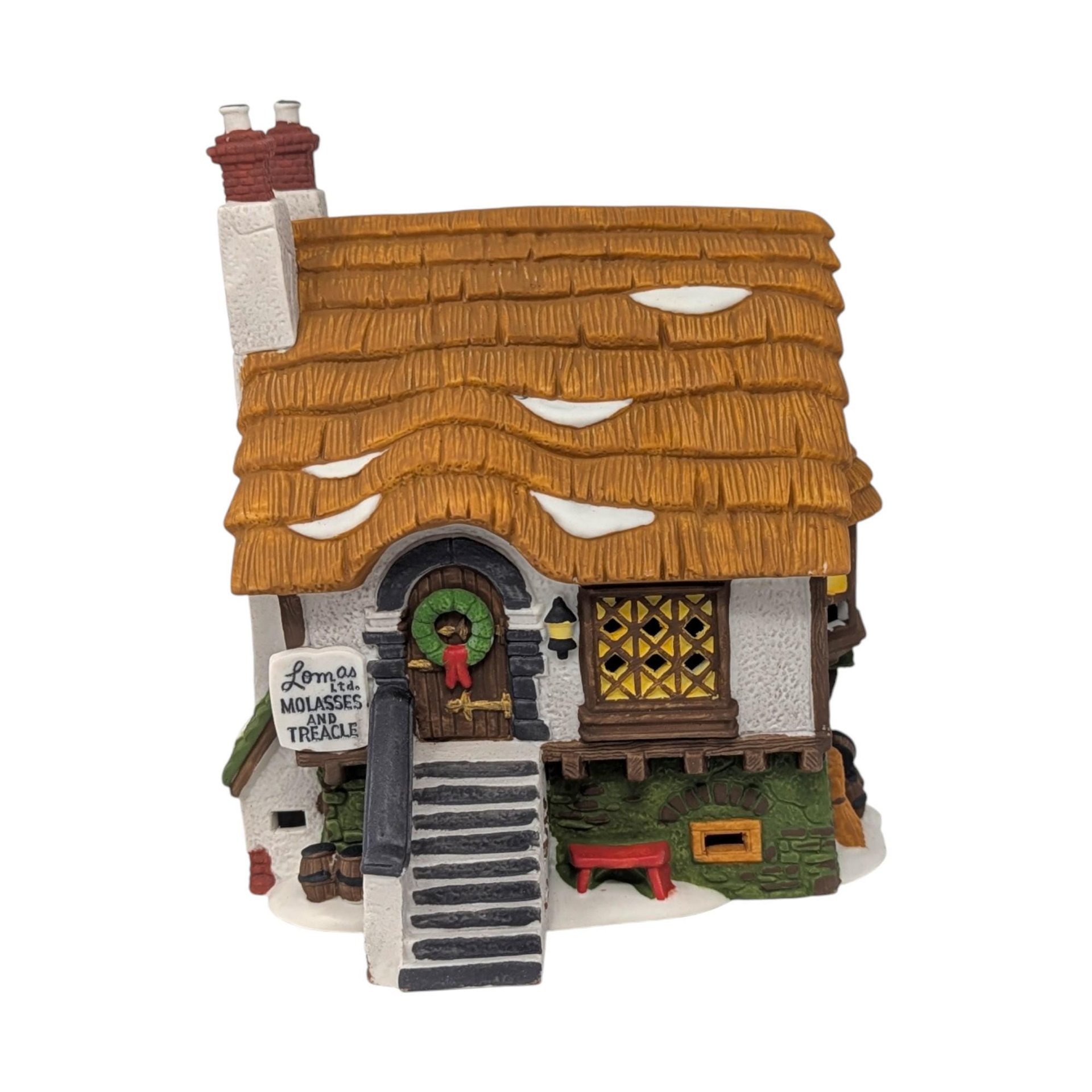 Vintage 1993 Dept 56 Lomas Ltd Molasses: Dickens Village Series Cottage