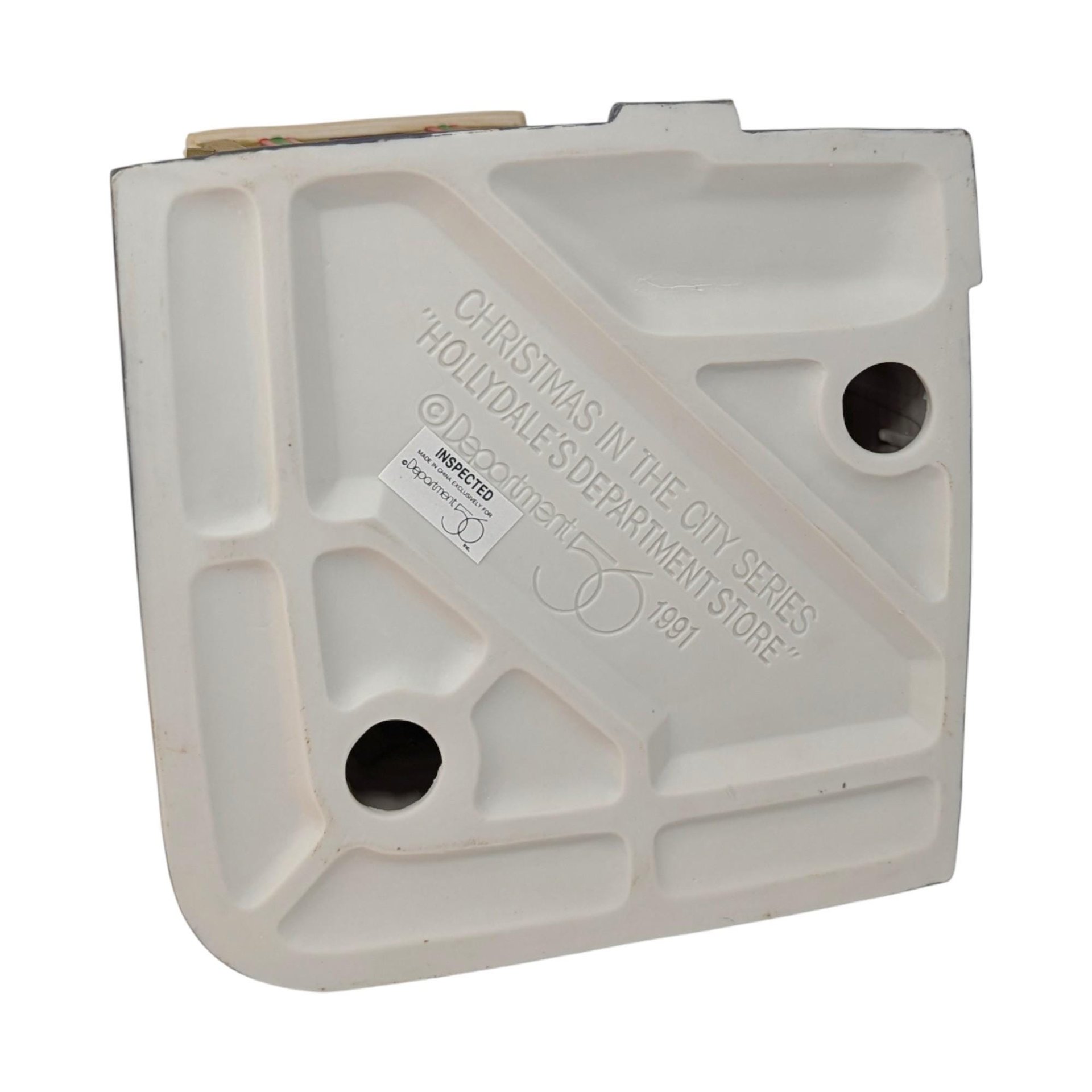 Vintage 1991 Hollydale's Department Store: Dept 56 Christmas in the City Building