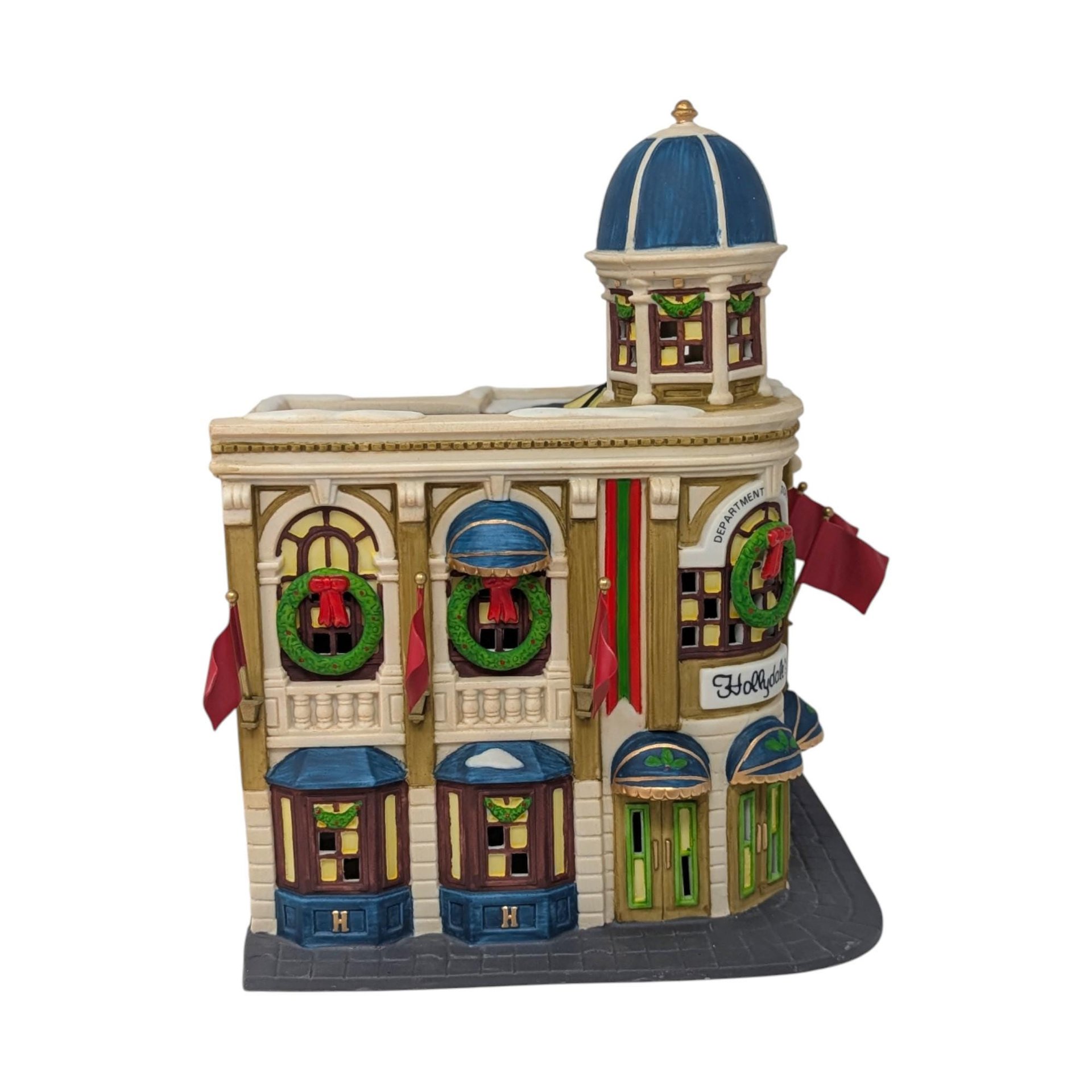 Vintage 1991 Hollydale's Department Store: Dept 56 Christmas in the City Building