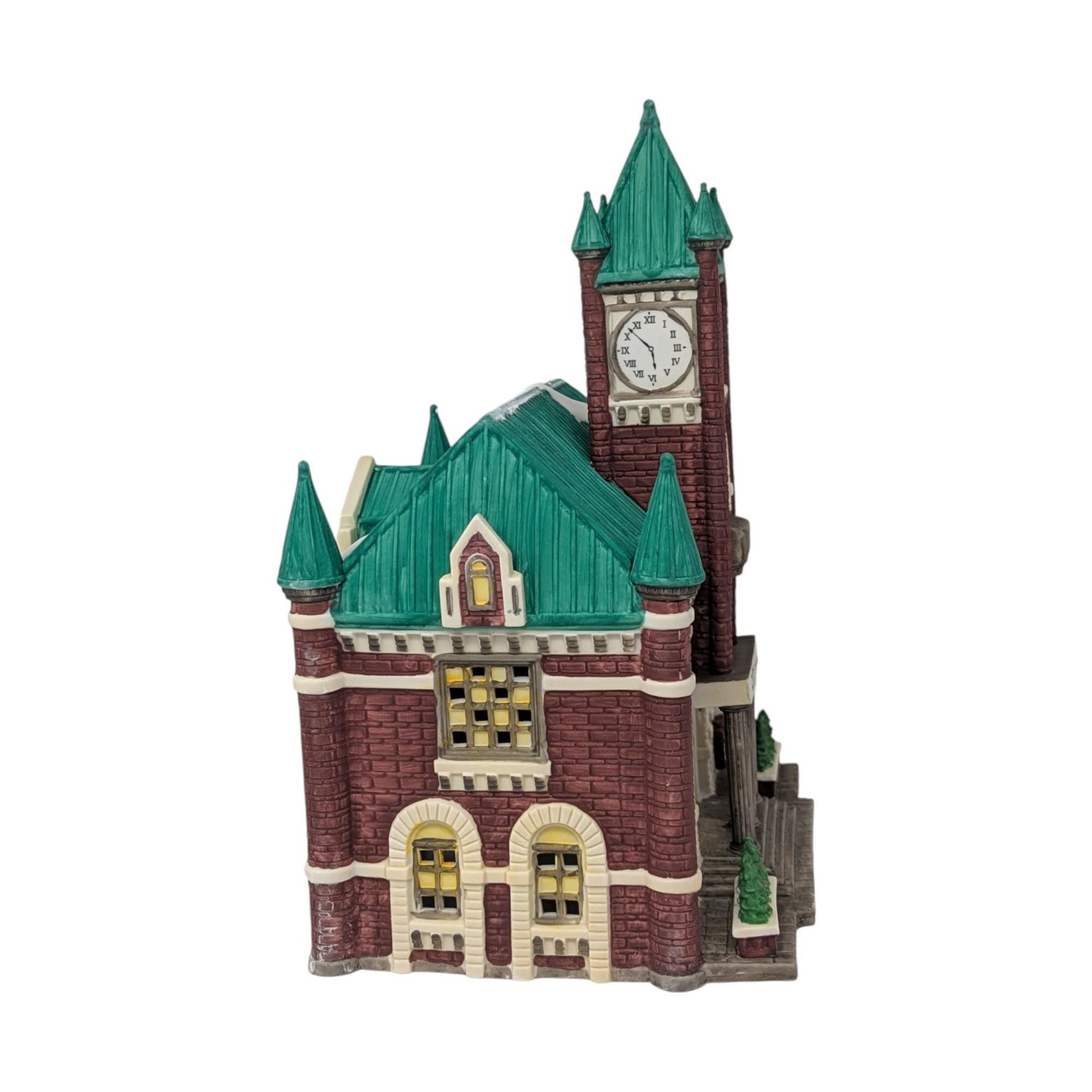 Vintage 1988 Dept 56 City Hall Building: Christmas in the City Village Collection